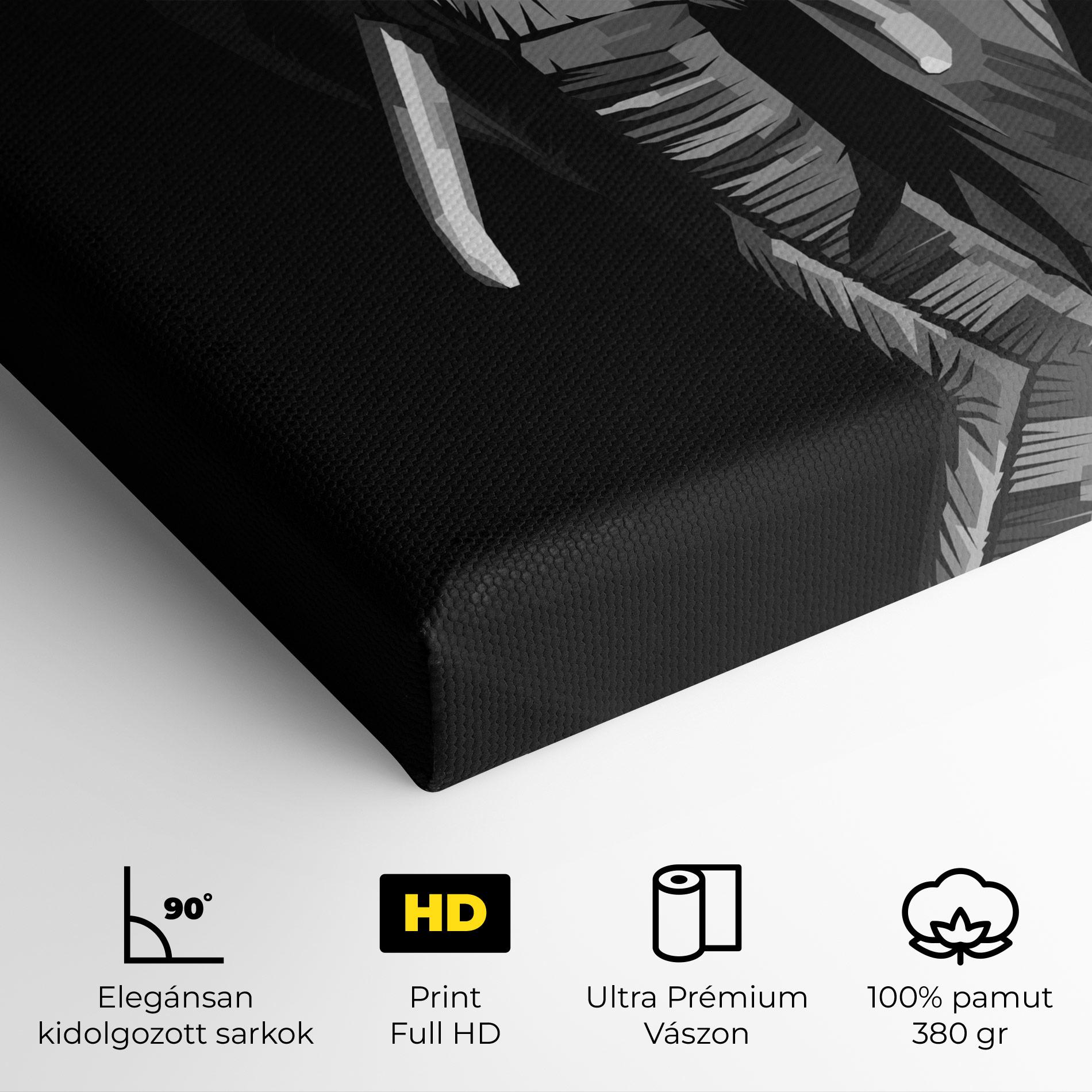 Vászonkép Beautiful Grey Elephant mockup 4