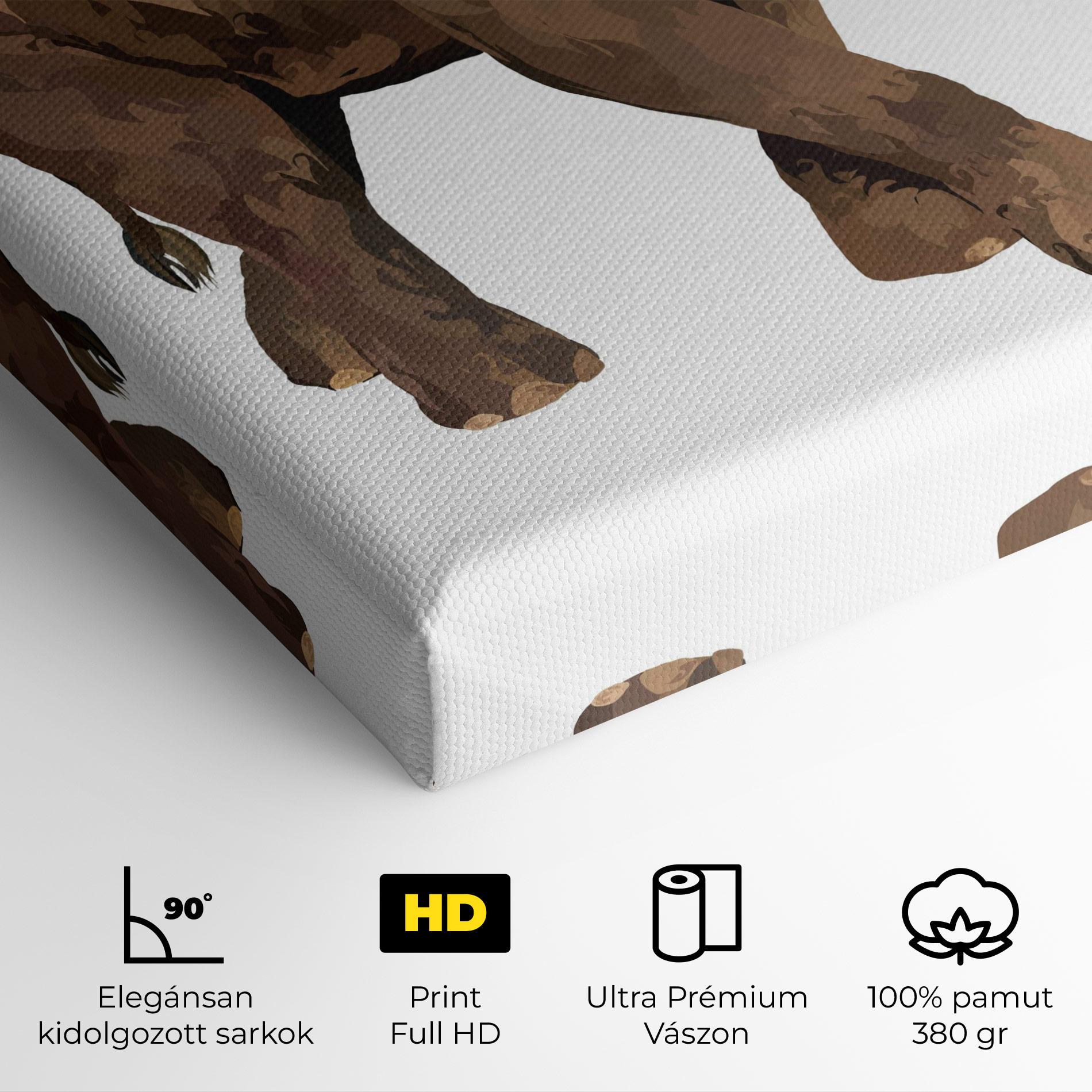 Vászonkép Brown Elephant mockup 4