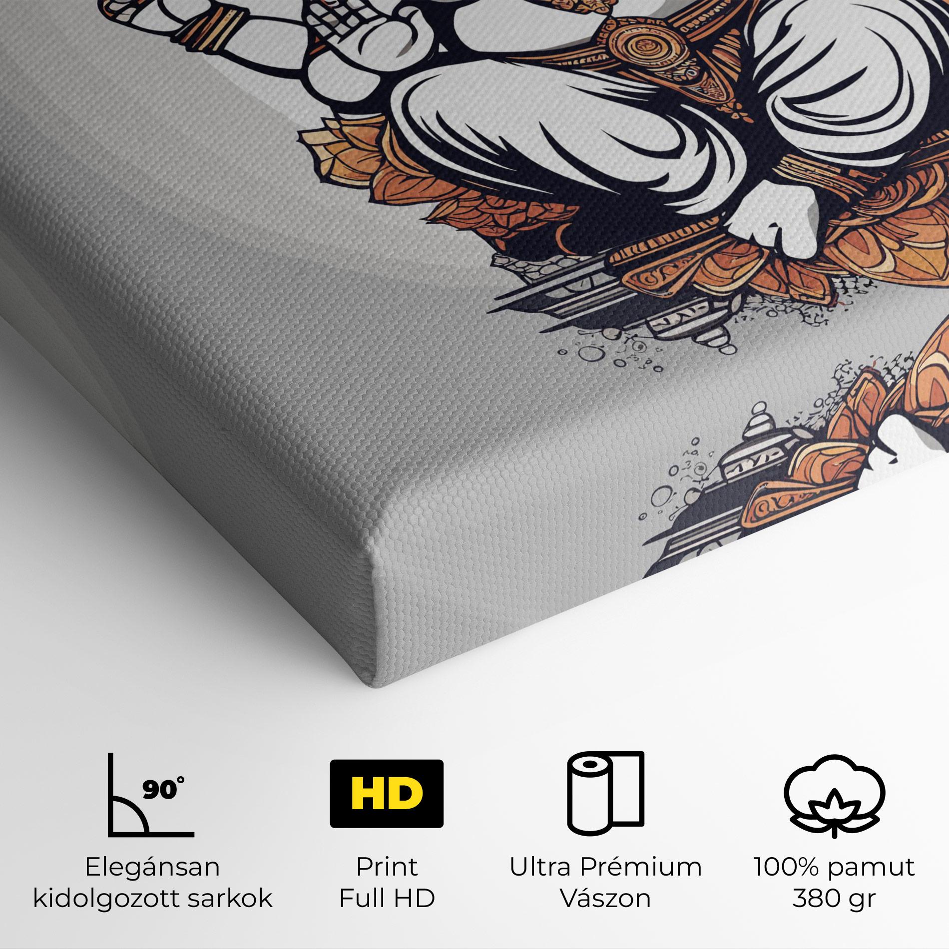 Vászonkép Chaturthi Greys mockup 4