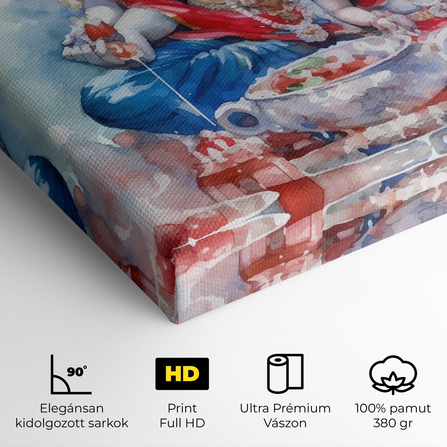 Vászonkép Durga Puja Festival mockup 4