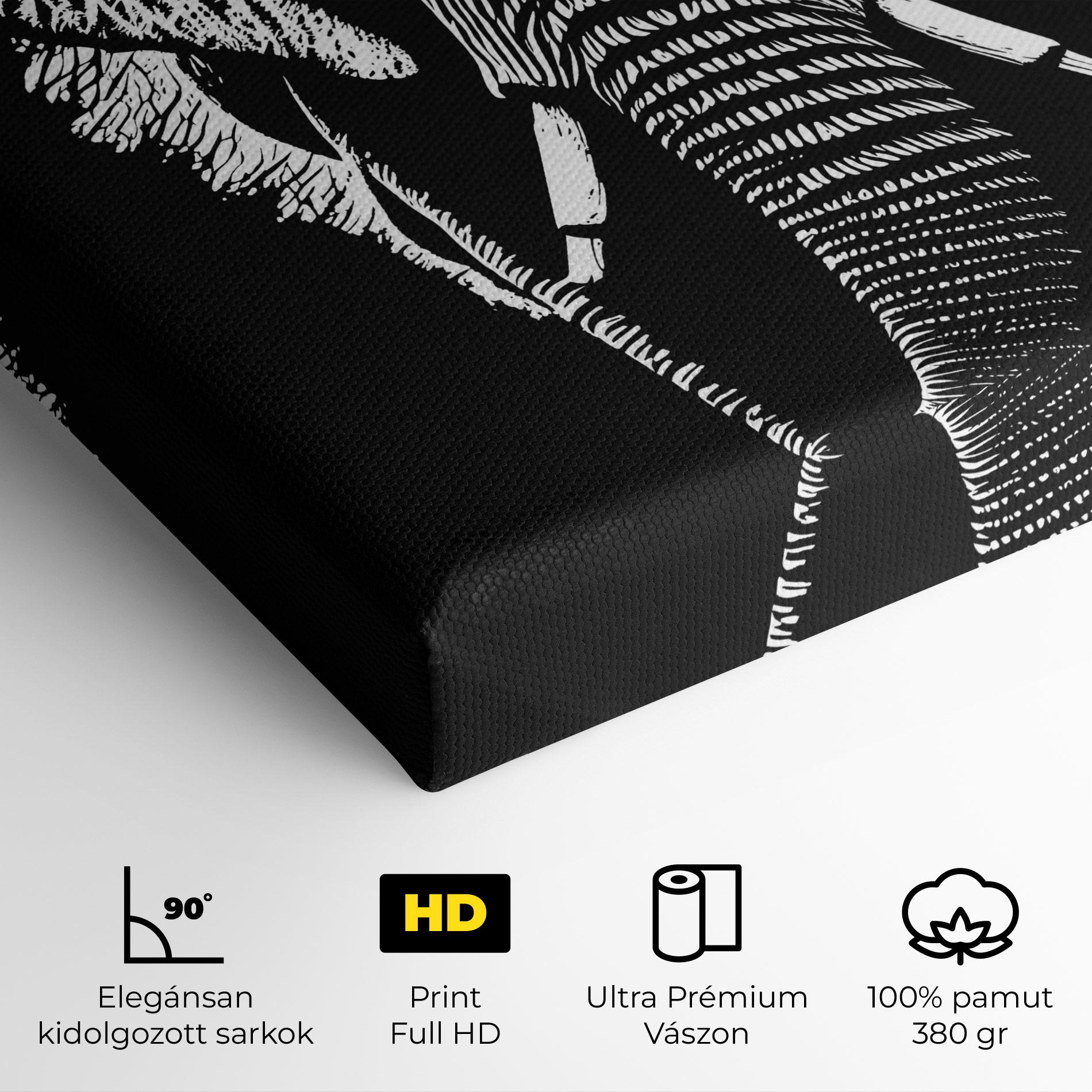 Vászonkép Elephant Drawing mockup 4