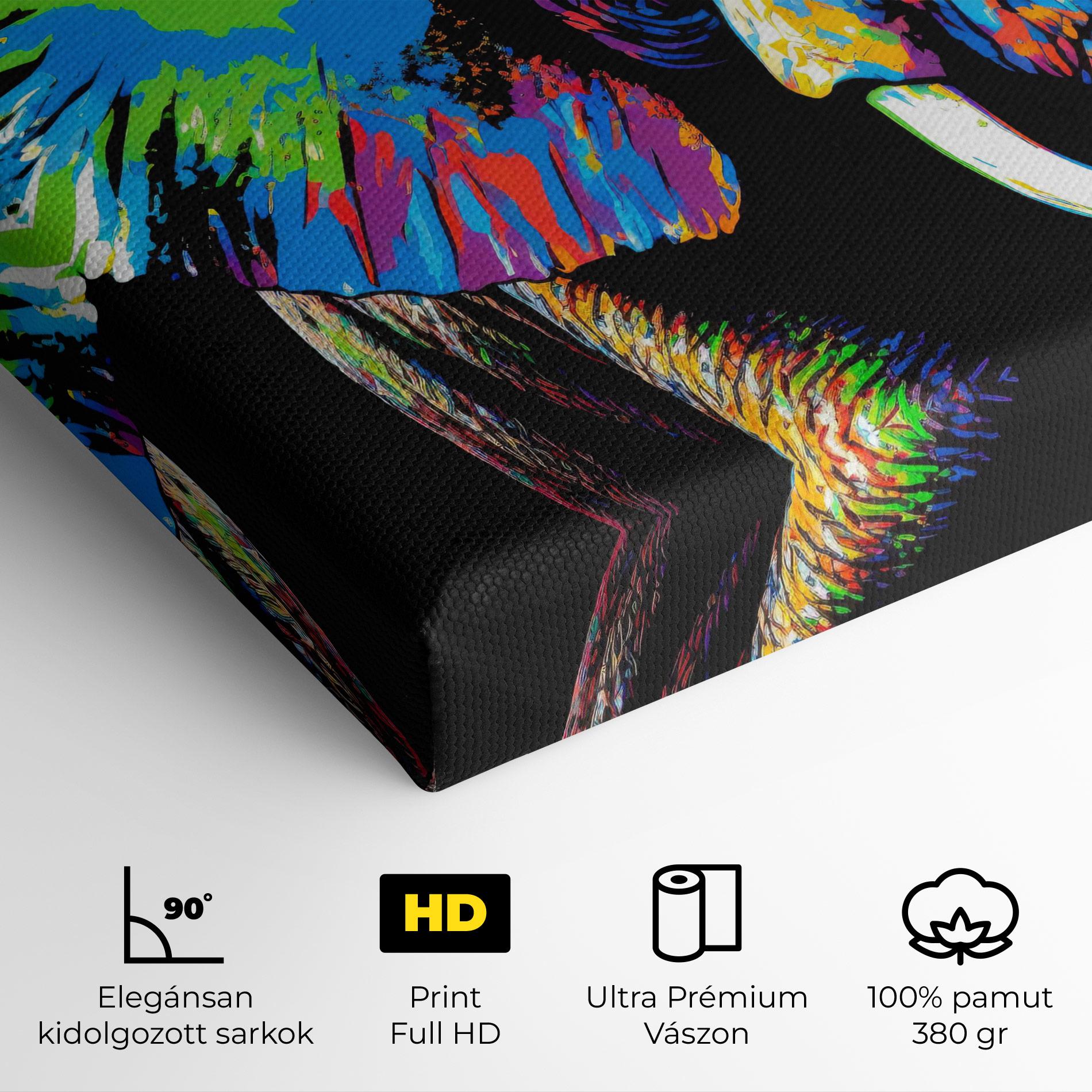 Vászonkép Elephant Portrait mockup 4