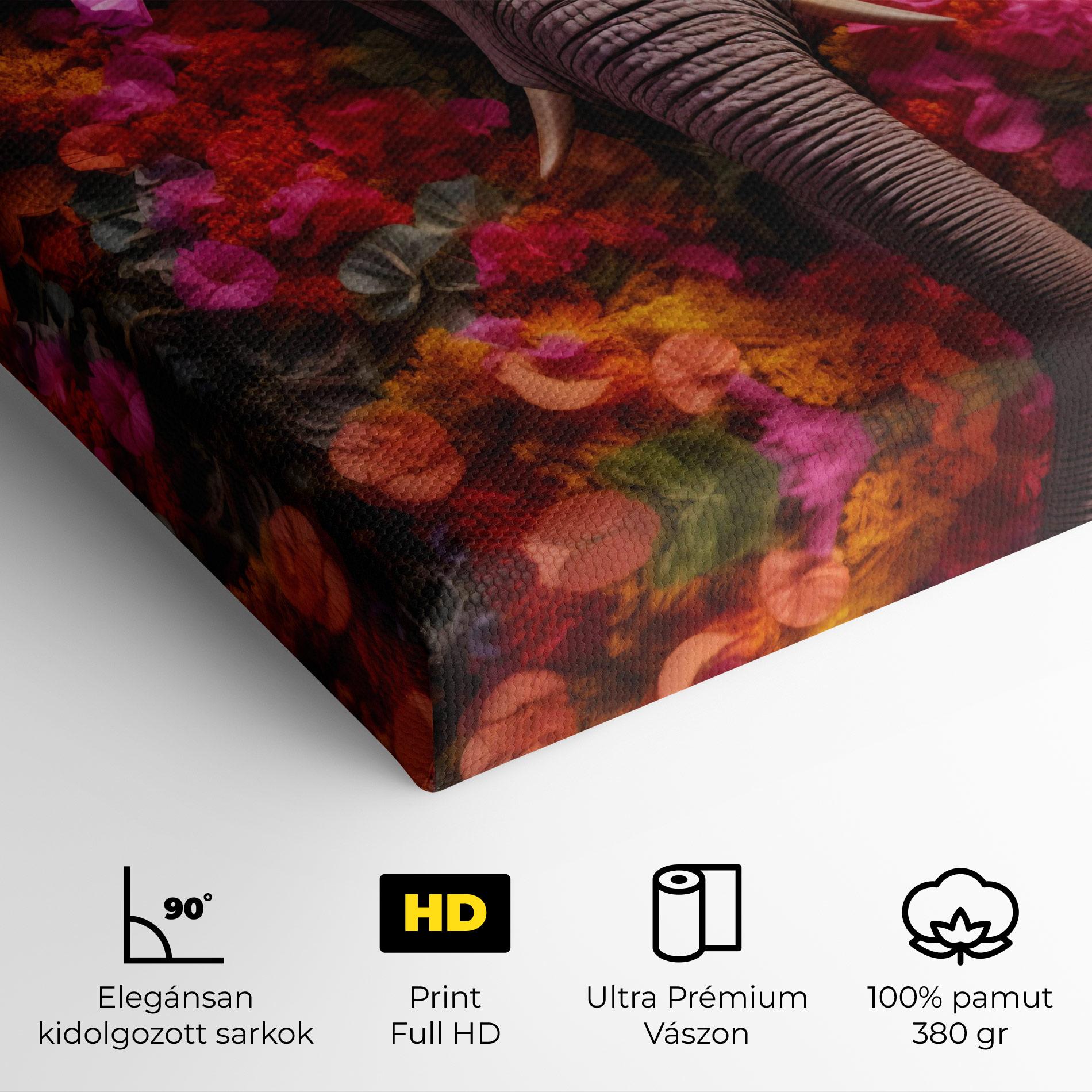 Vászonkép Flower Elephant mockup 4