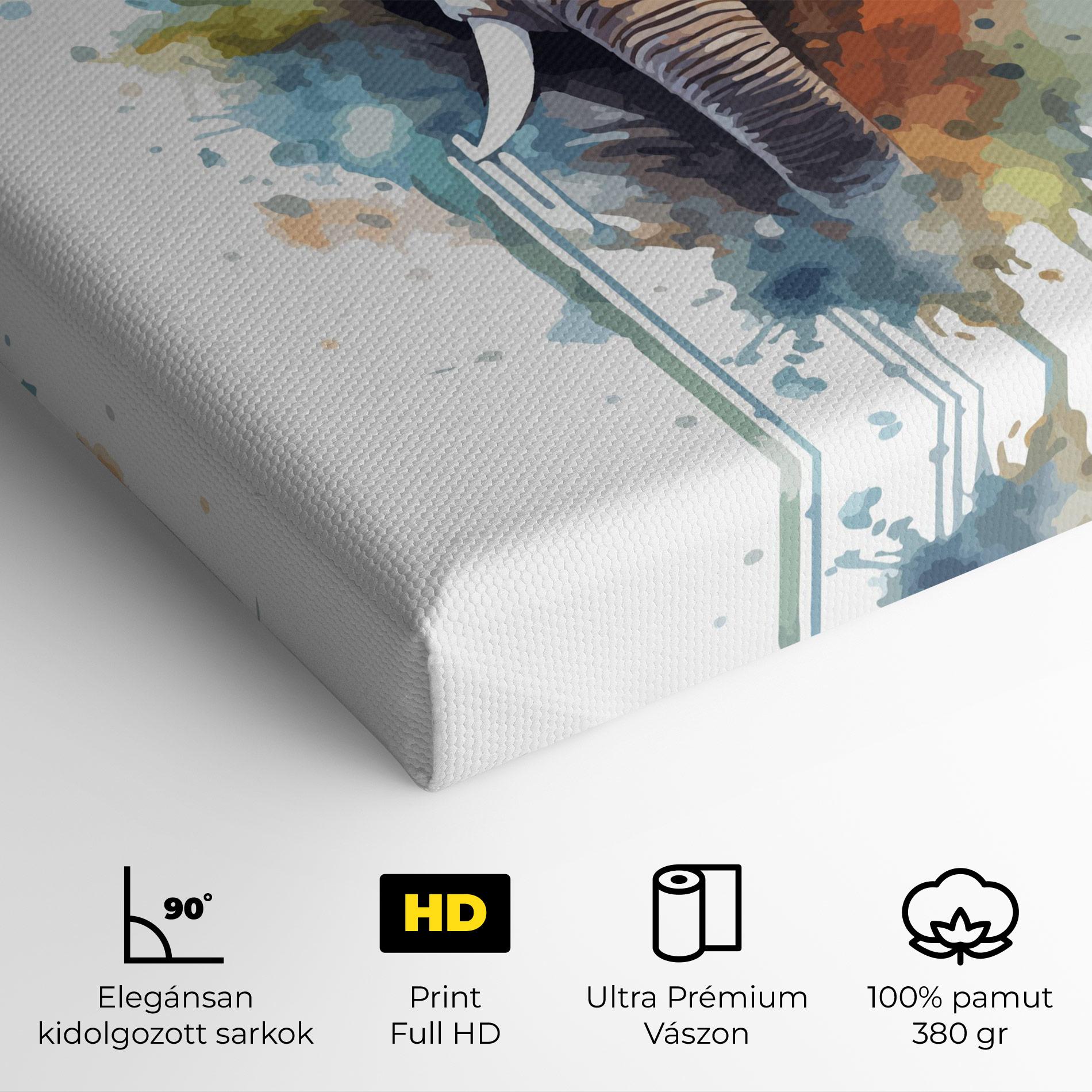 Vászonkép Safari Animal Art mockup 4