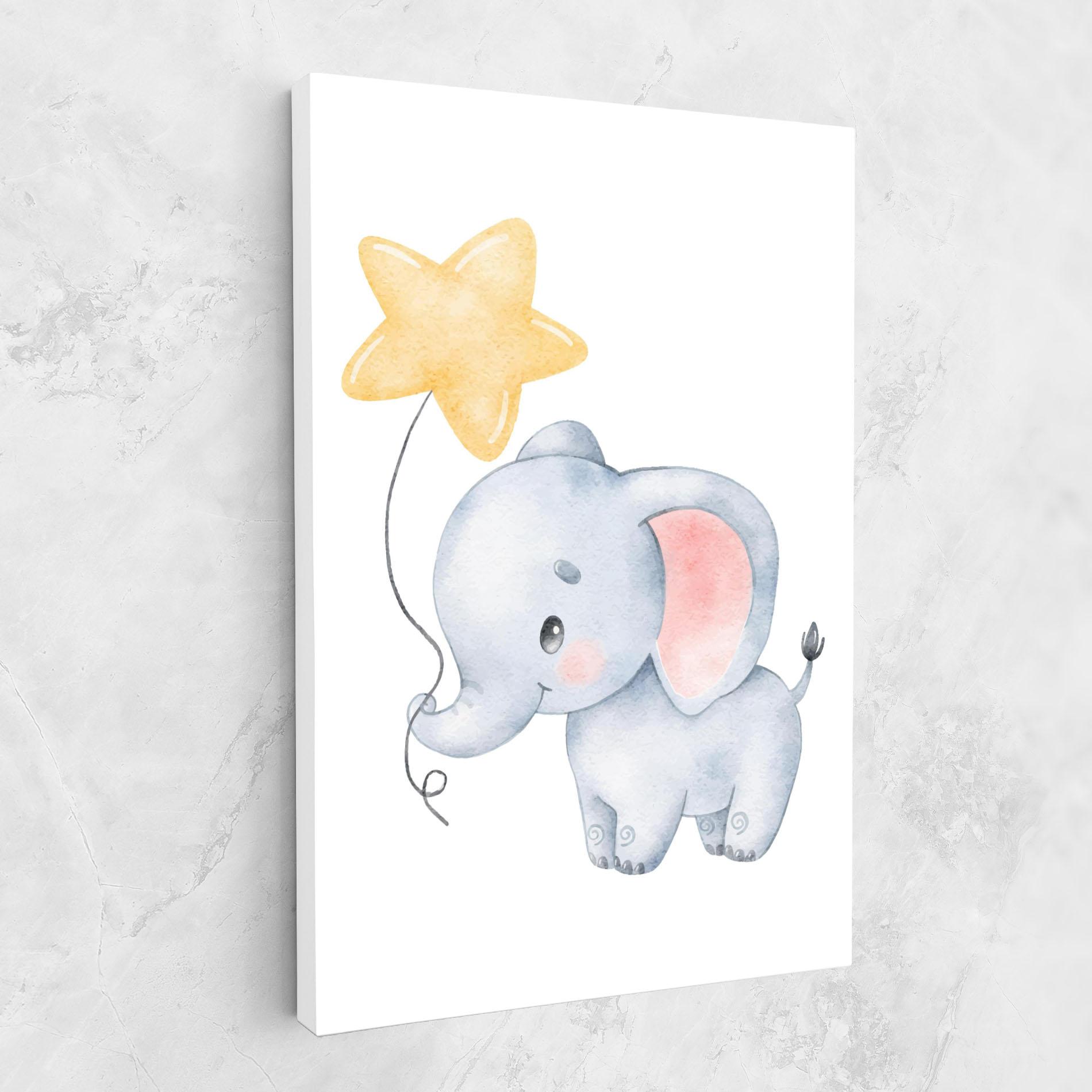 Vászonkép Baby Elephant Kids mockup 1