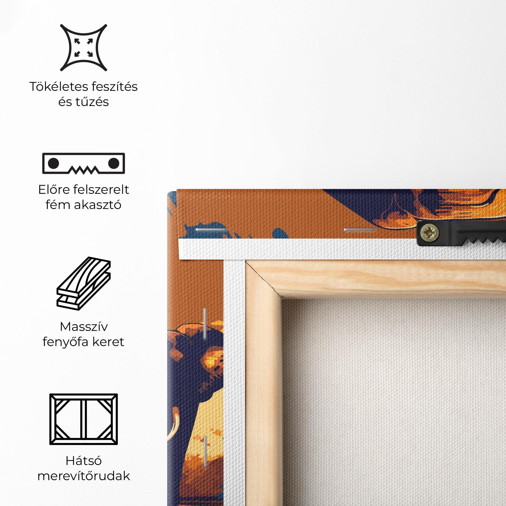 Vászonkép 3 Elephants mockup 5