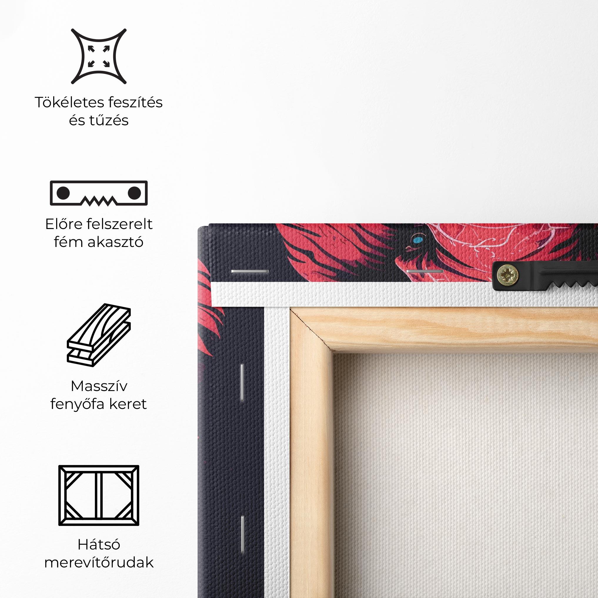 Vászonkép Blue Red Elephant mockup 5