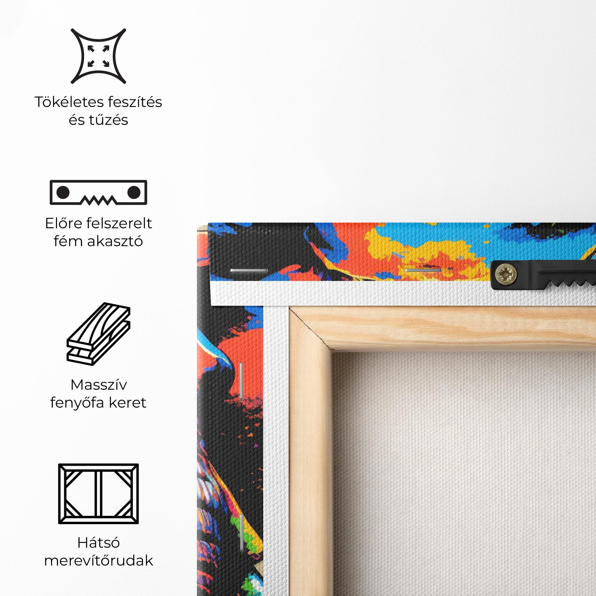 Vászonkép Elephant Portrait mockup 5