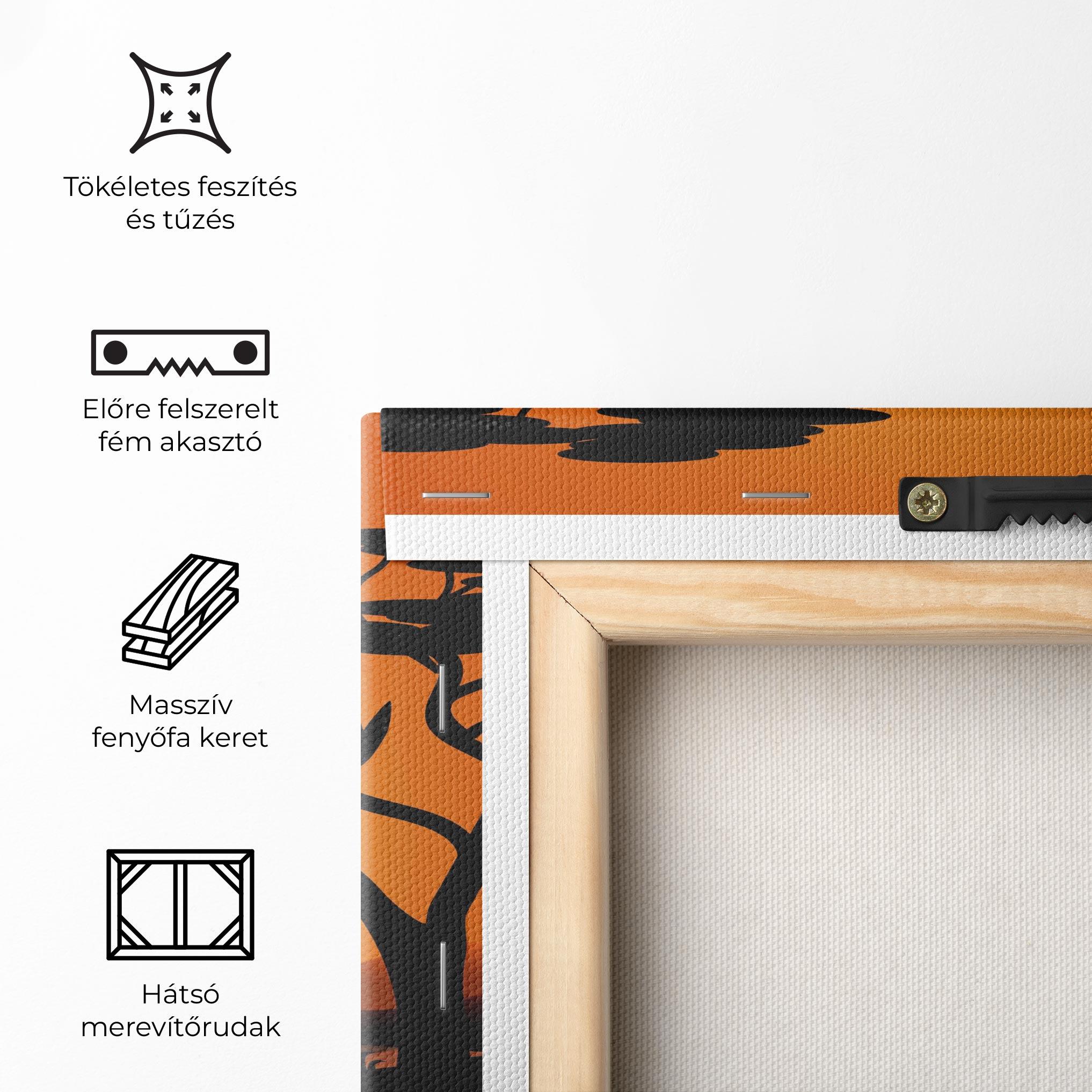 Vászonkép Elephant Sunset mockup 5