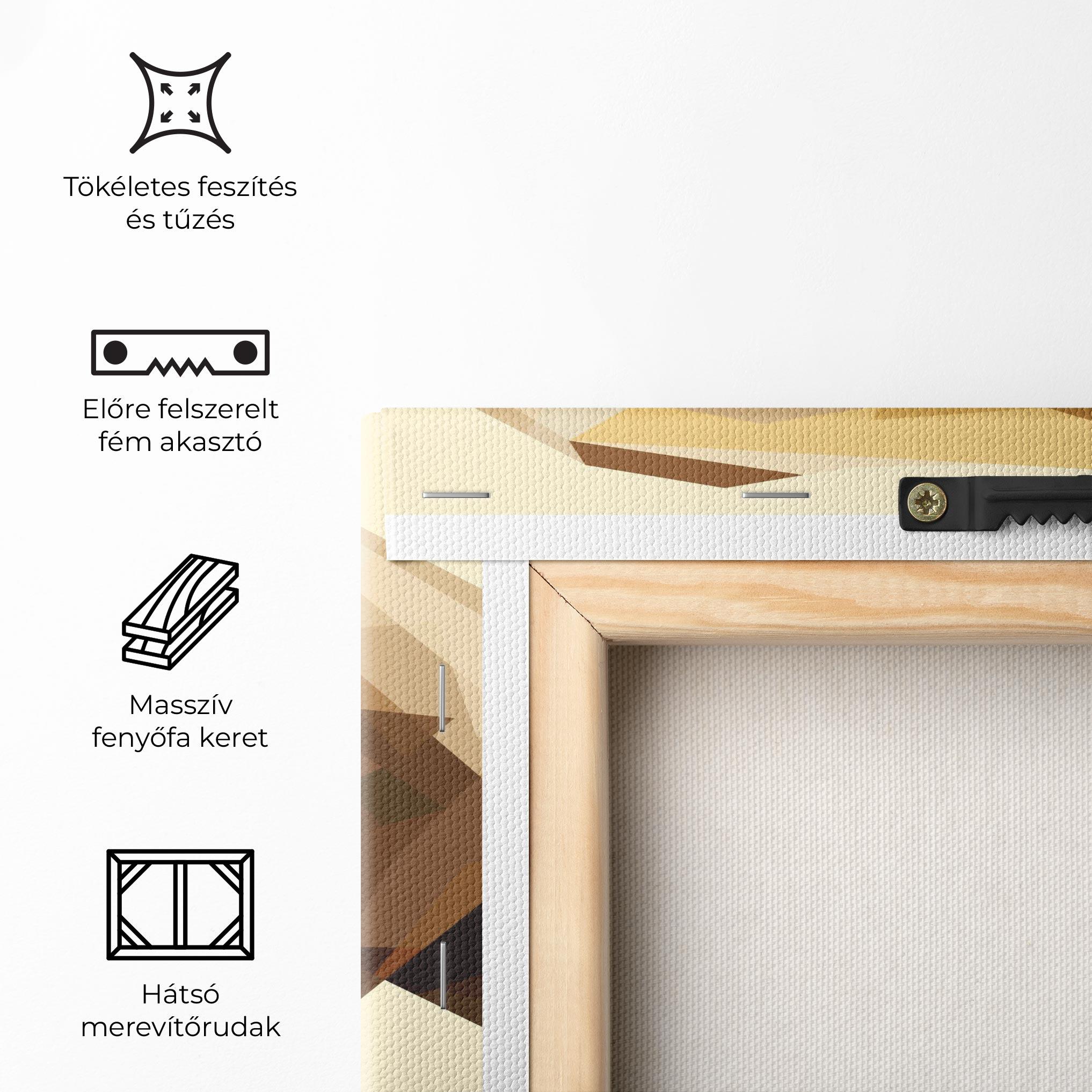 Vászonkép Walking Elephant Cream mockup 5