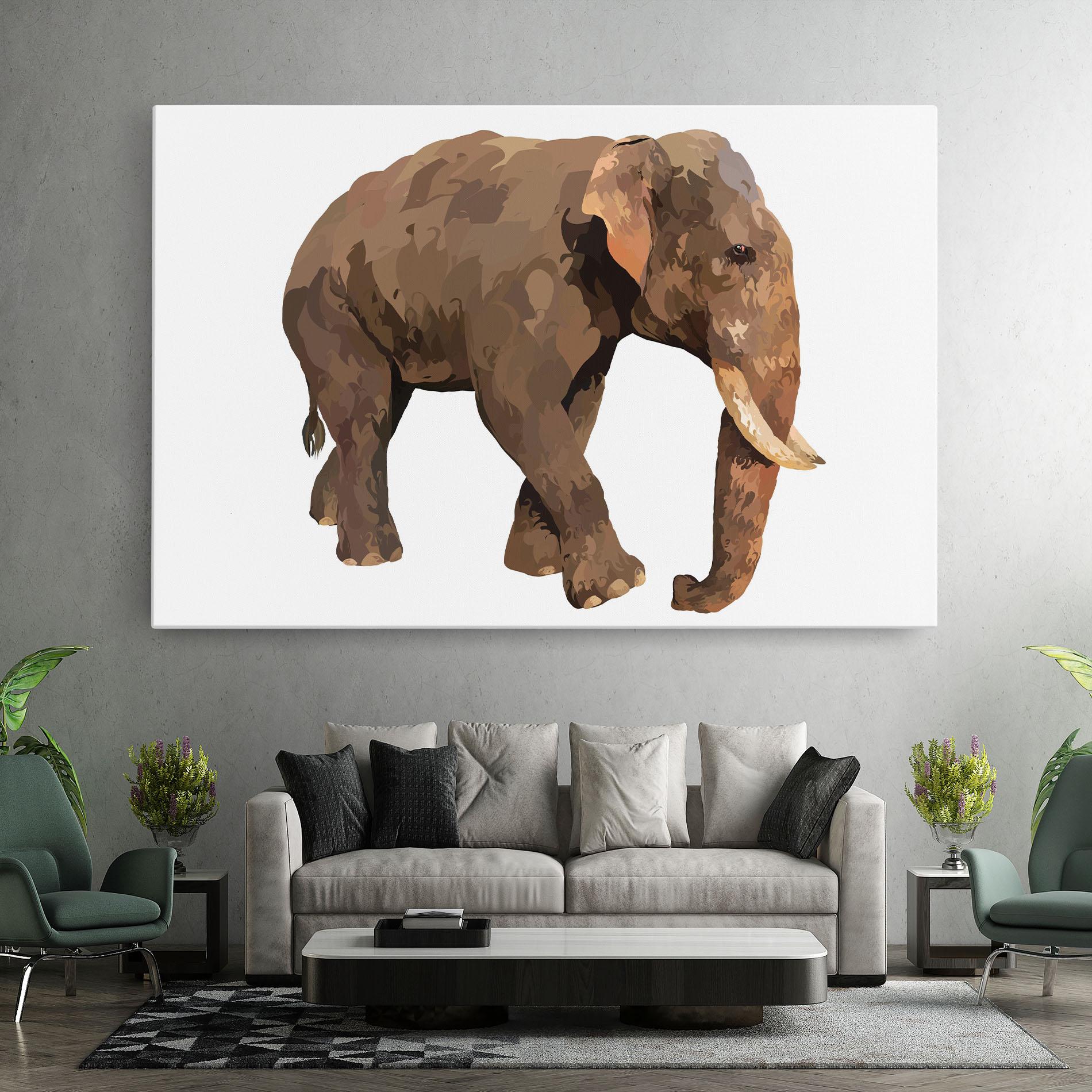 Vászonkép Brown Elephant mockup 7