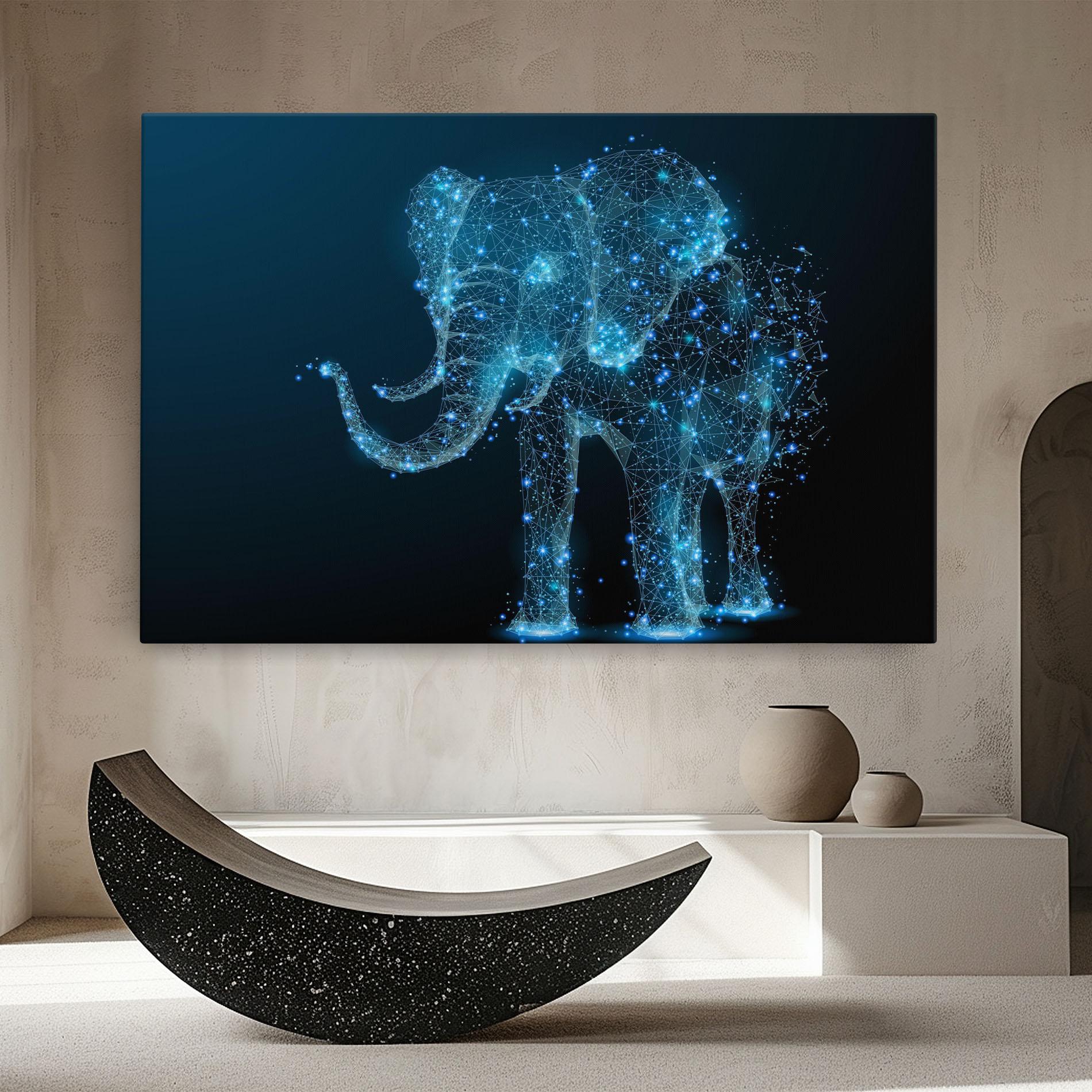 Vászonkép Digital Elephant mockup 8