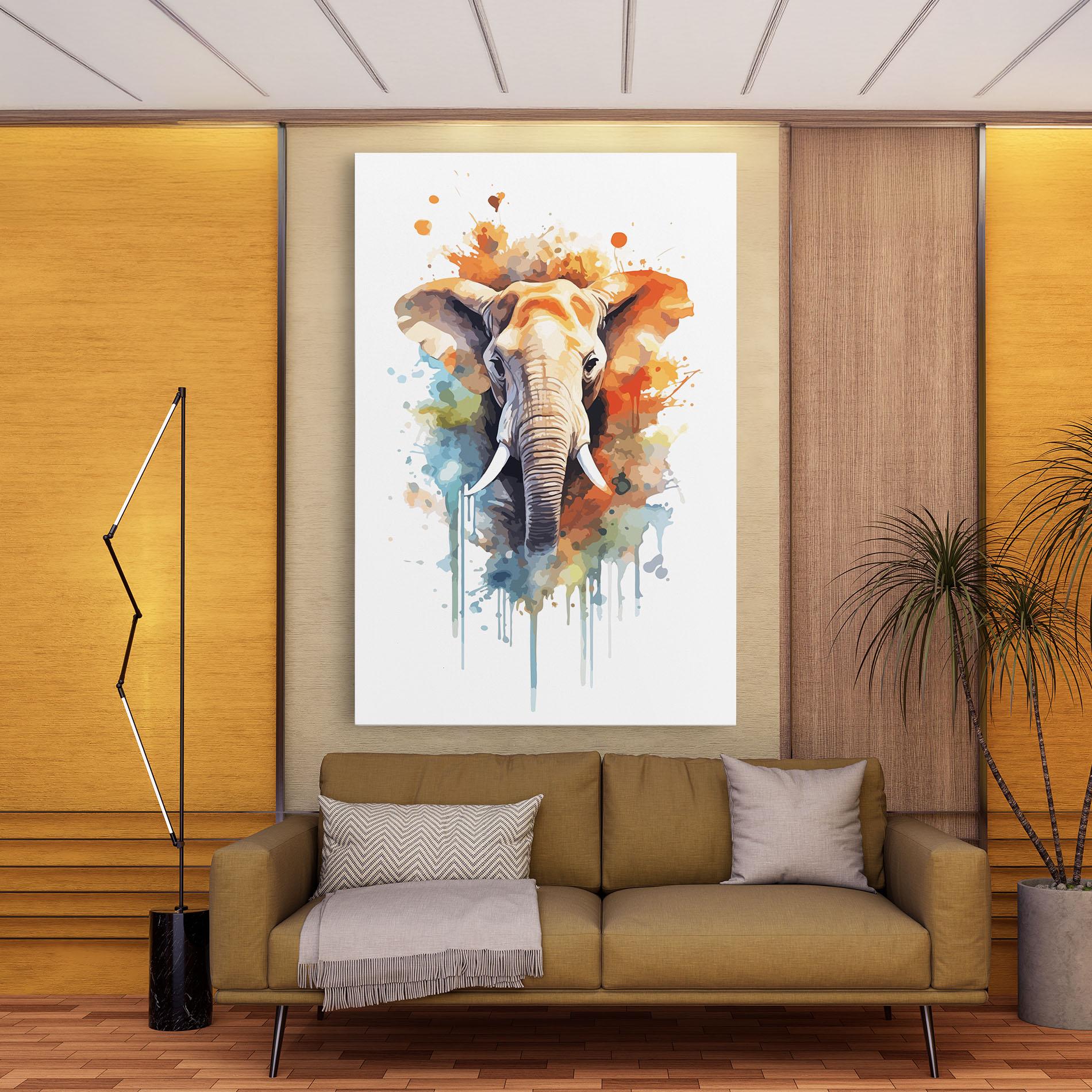 Vászonkép Safari Animal Art mockup 9