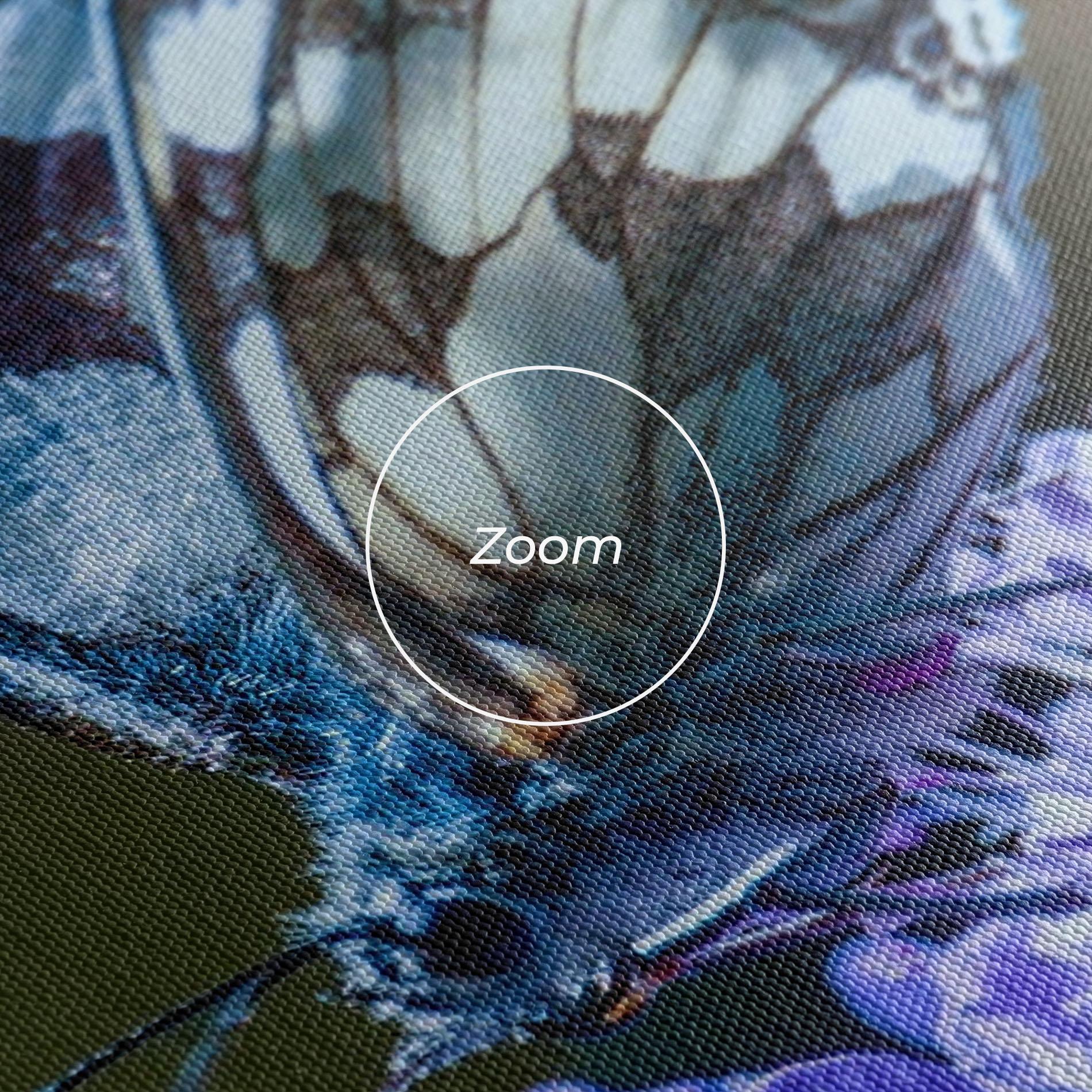 Vászonkép Blue Butterfly In Nature mockup 3