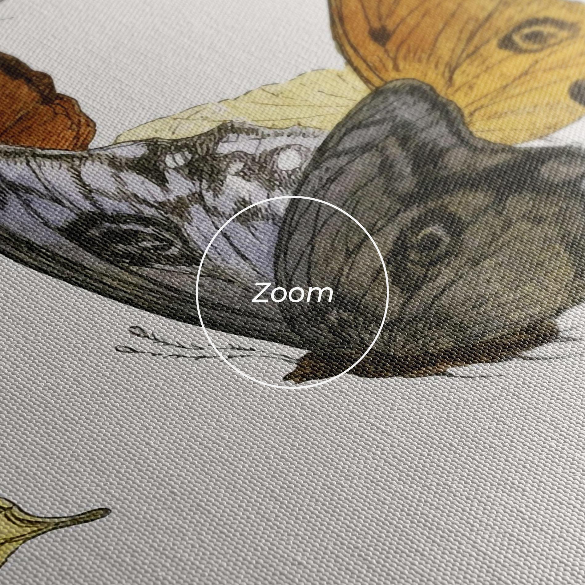 Vászonkép Butterfly Floating mockup 3