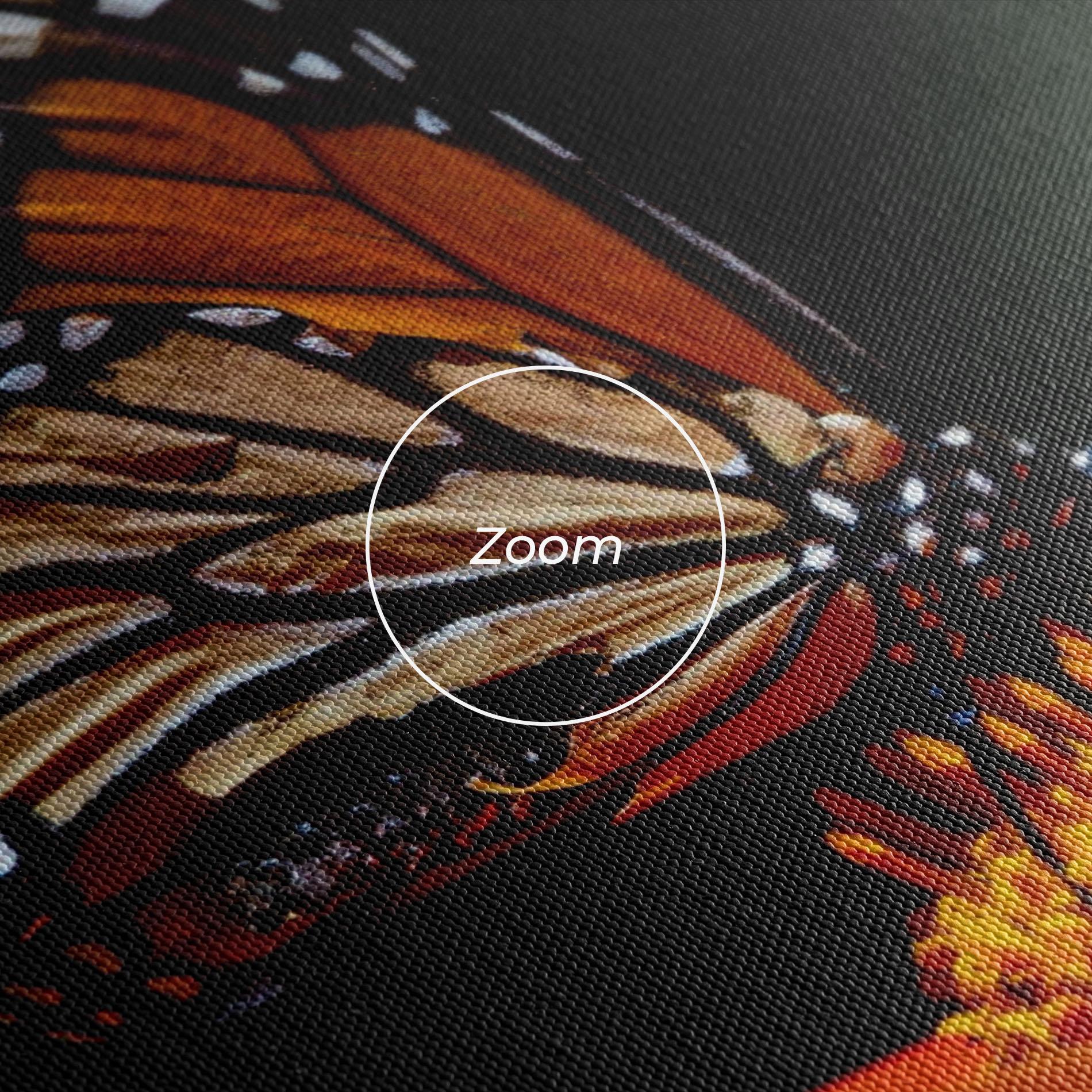 Vászonkép Dark Orange Butterfy mockup 3