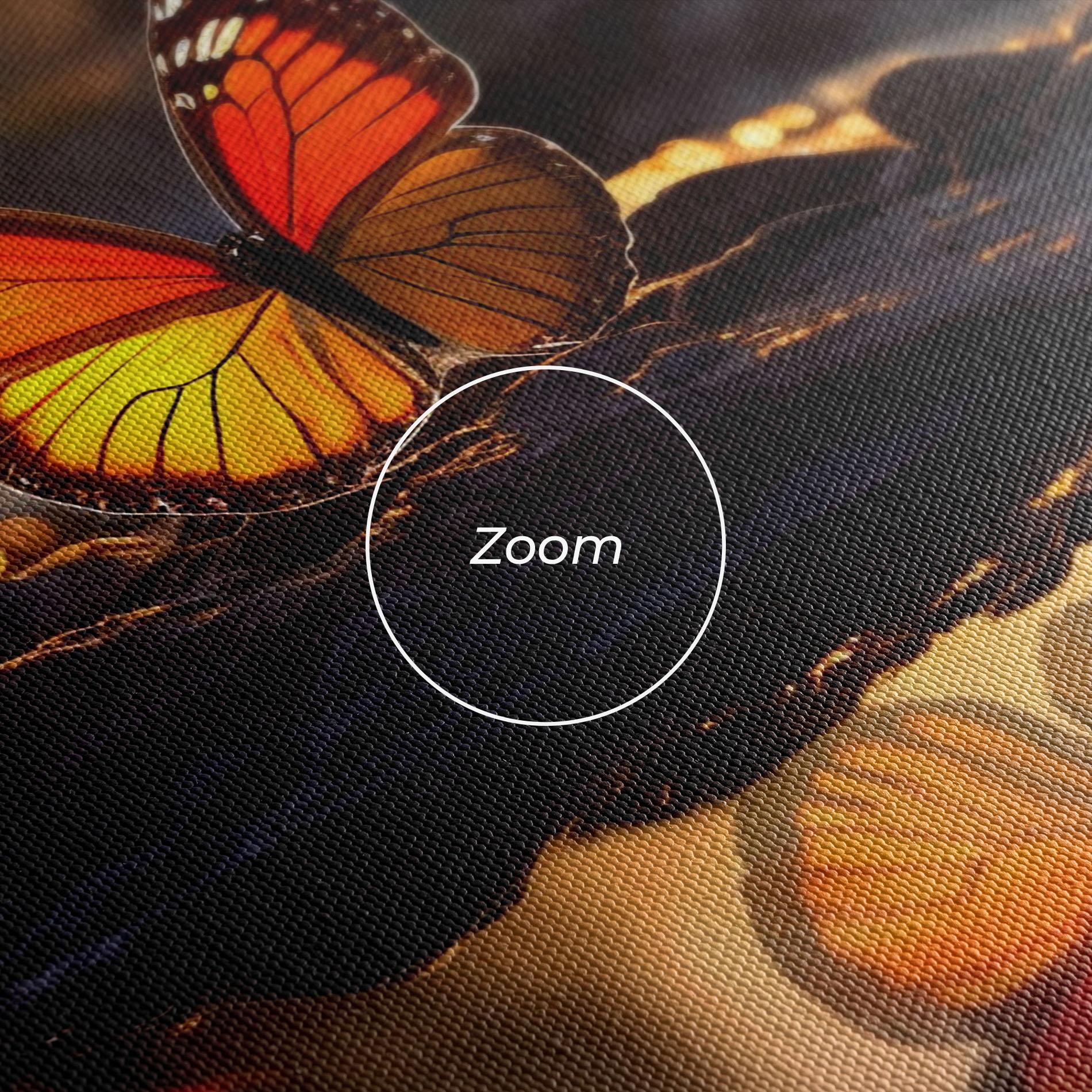 Vászonkép Sun Water Butterfly mockup 3