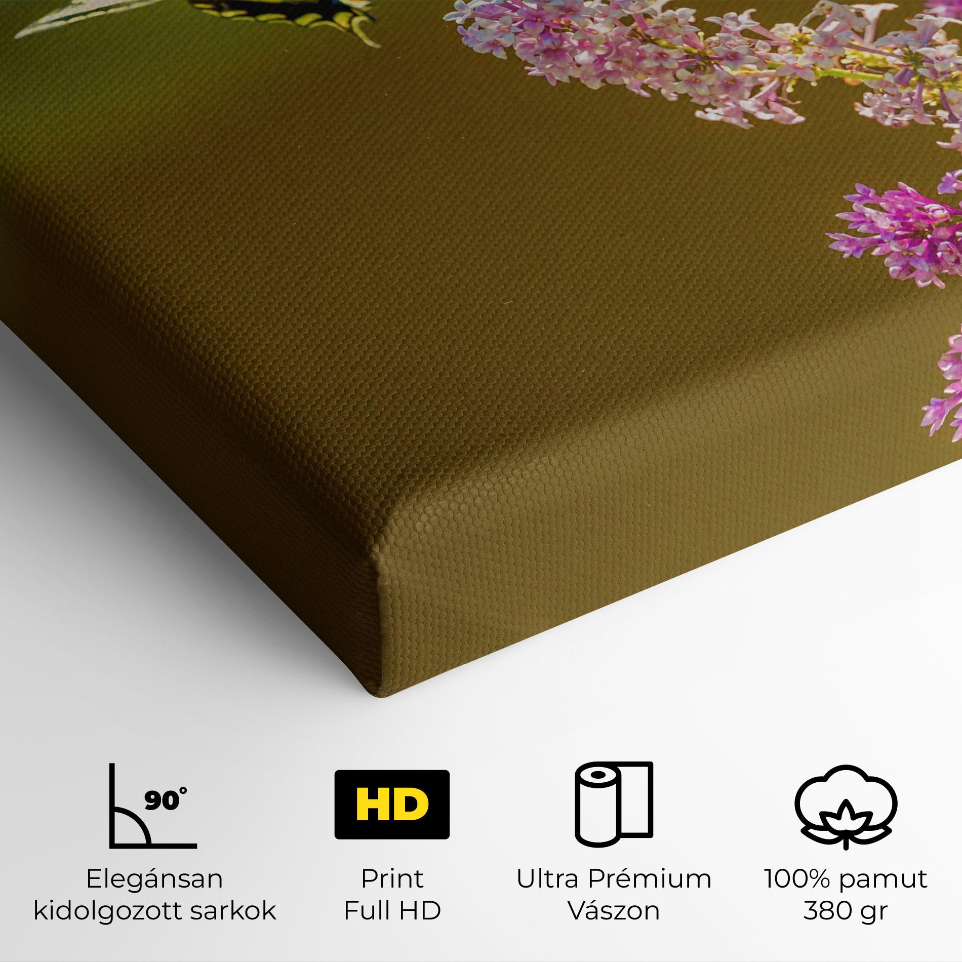 Vászonkép 3 Yellow Butterflies mockup 4