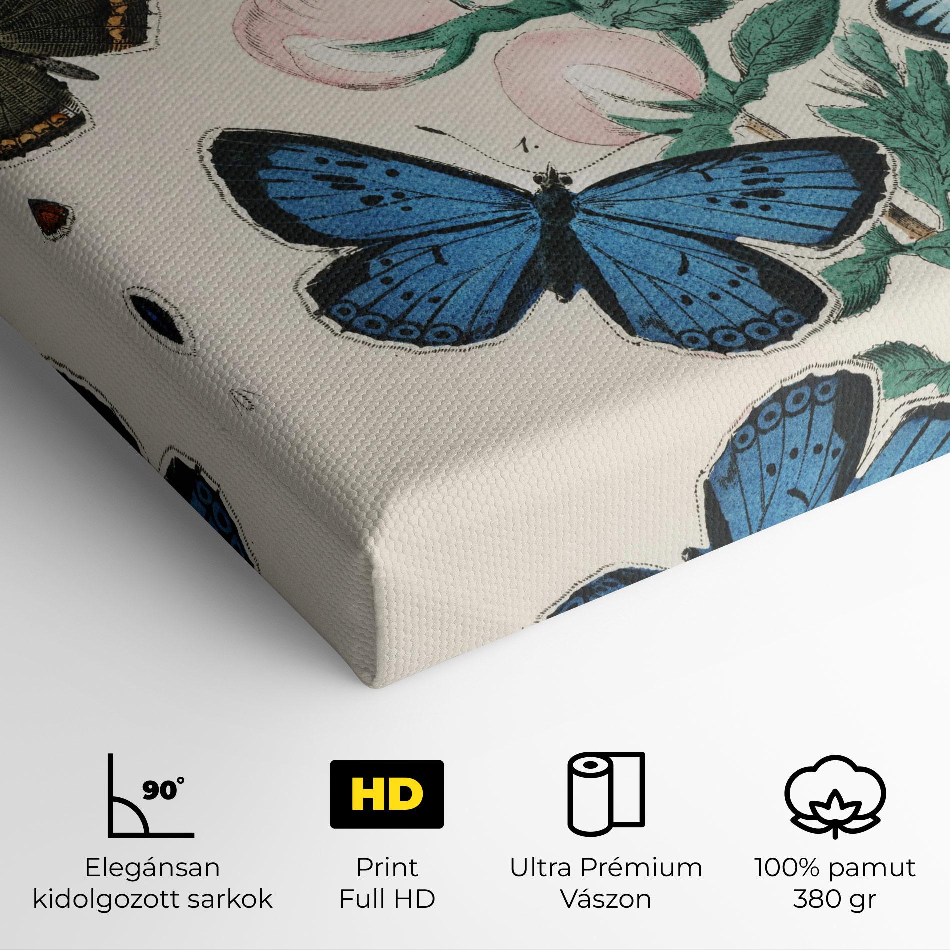 Vászonkép Moving Butterflies mockup 4