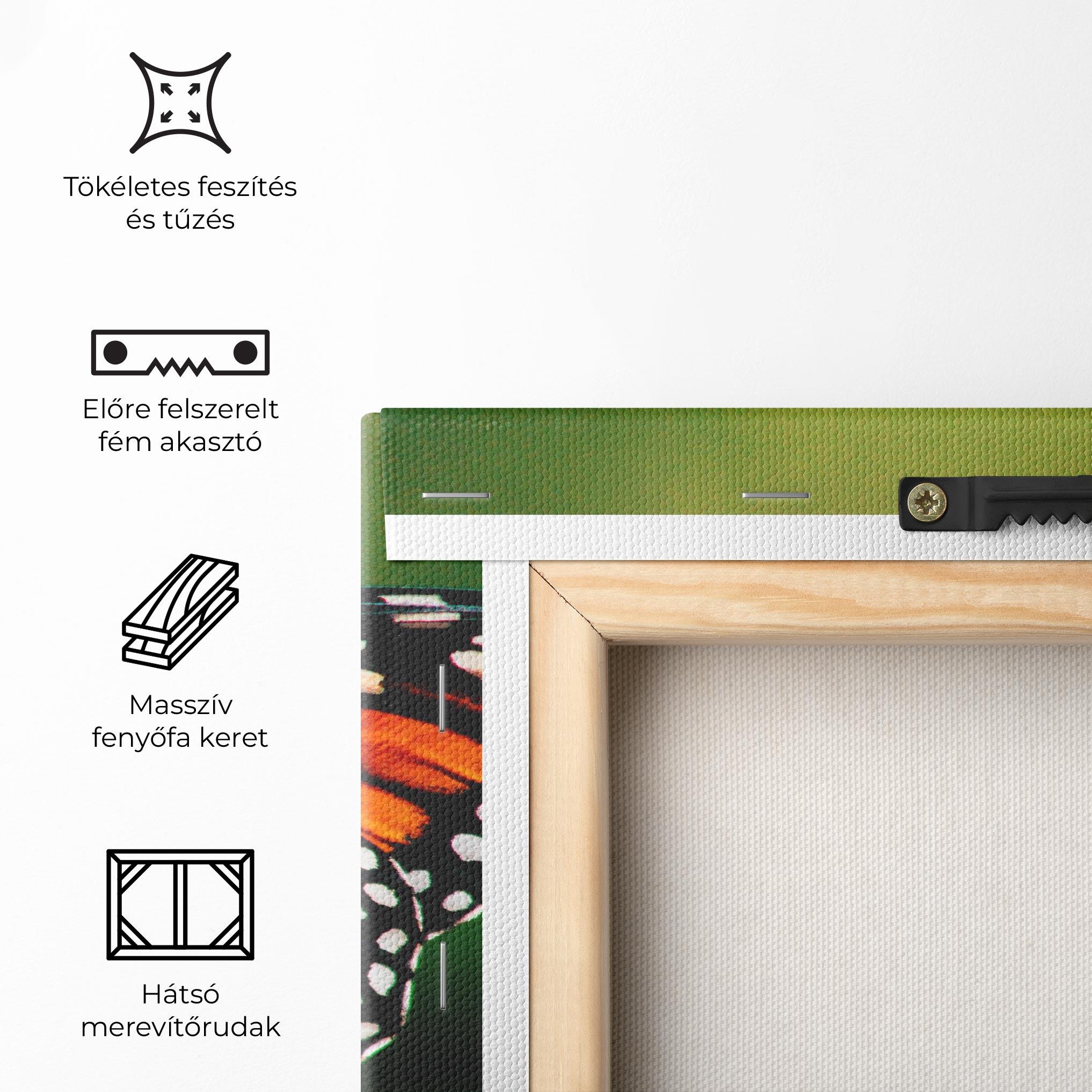 Vászonkép Big Orange Butterfly mockup 5
