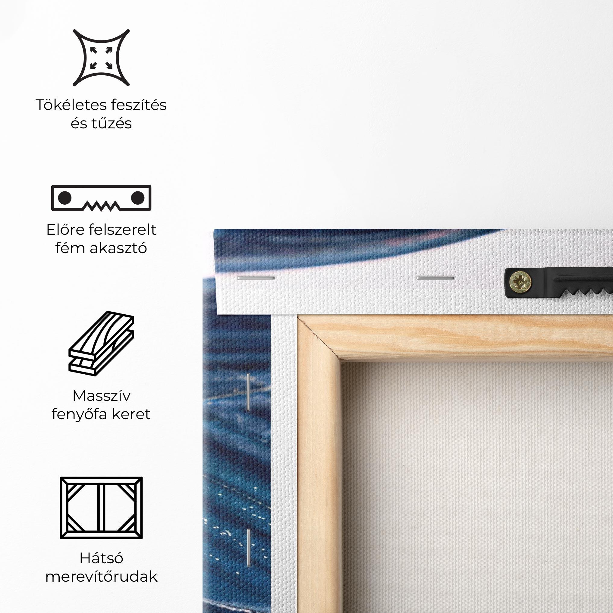 Vászonkép Blue Butterfly mockup 5