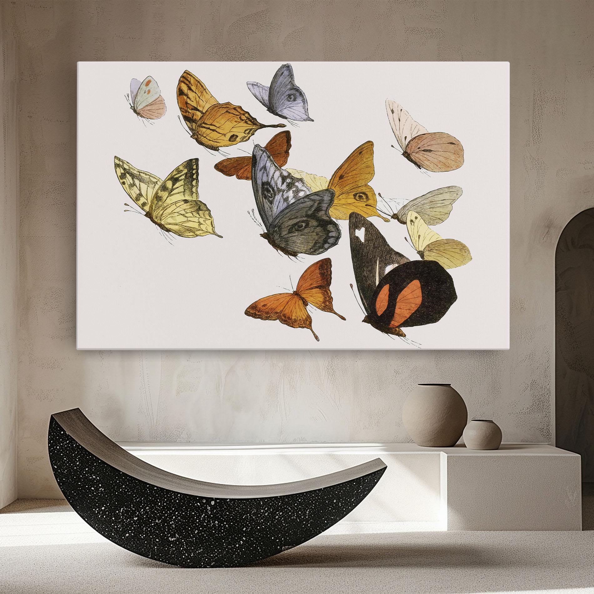 Vászonkép Butterfly Floating mockup 8