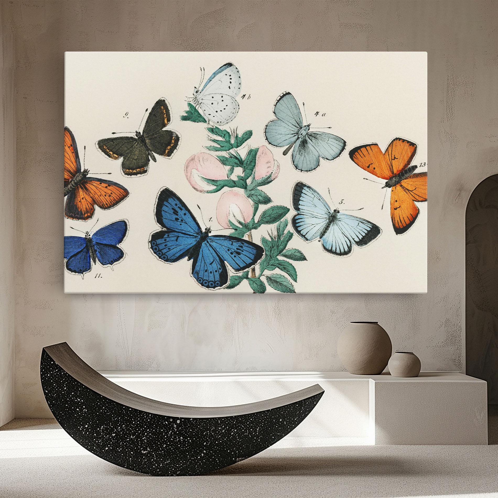 Vászonkép Moving Butterflies mockup 8