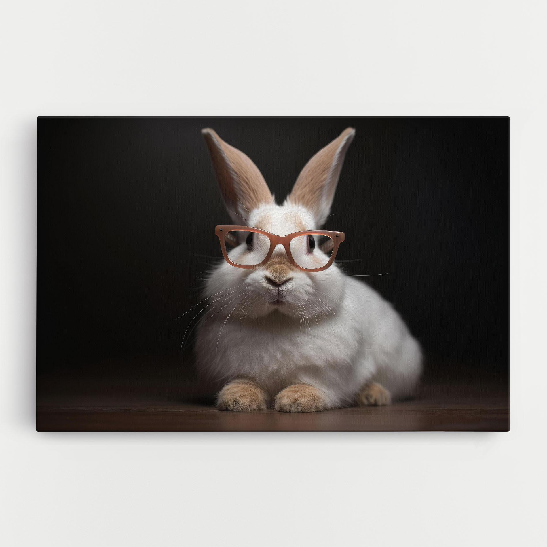 Vászonkép Eyeglasses Bunny mockup 0