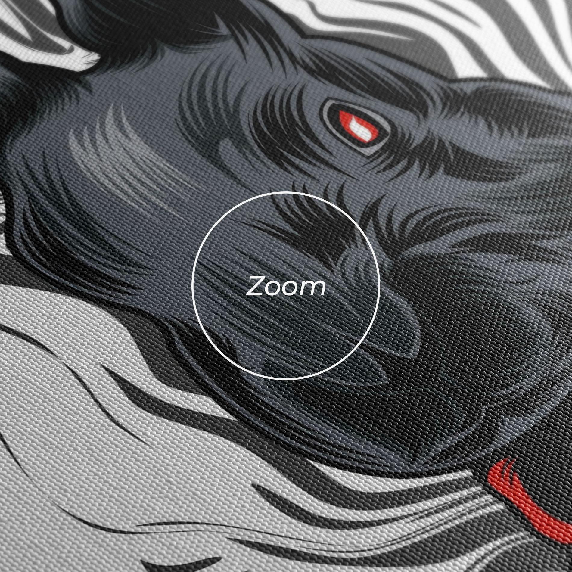 Vászonkép Cyborg Red Bunny mockup 3