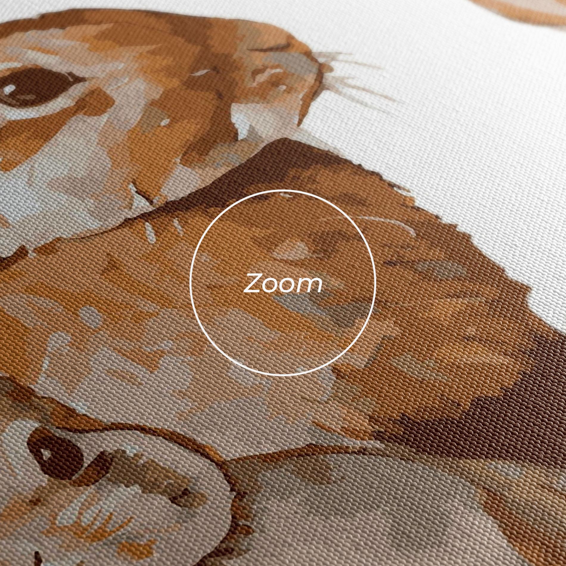 Vászonkép Family Rabbit mockup 3