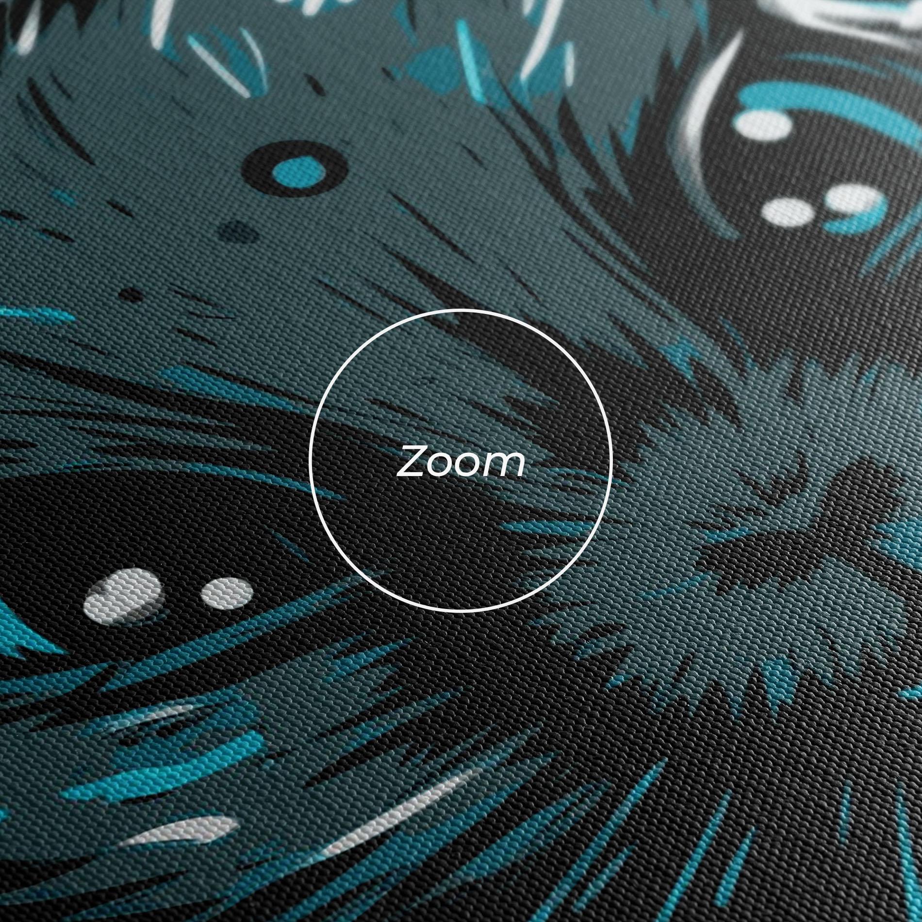 Vászonkép Grey Blue Bunny mockup 3