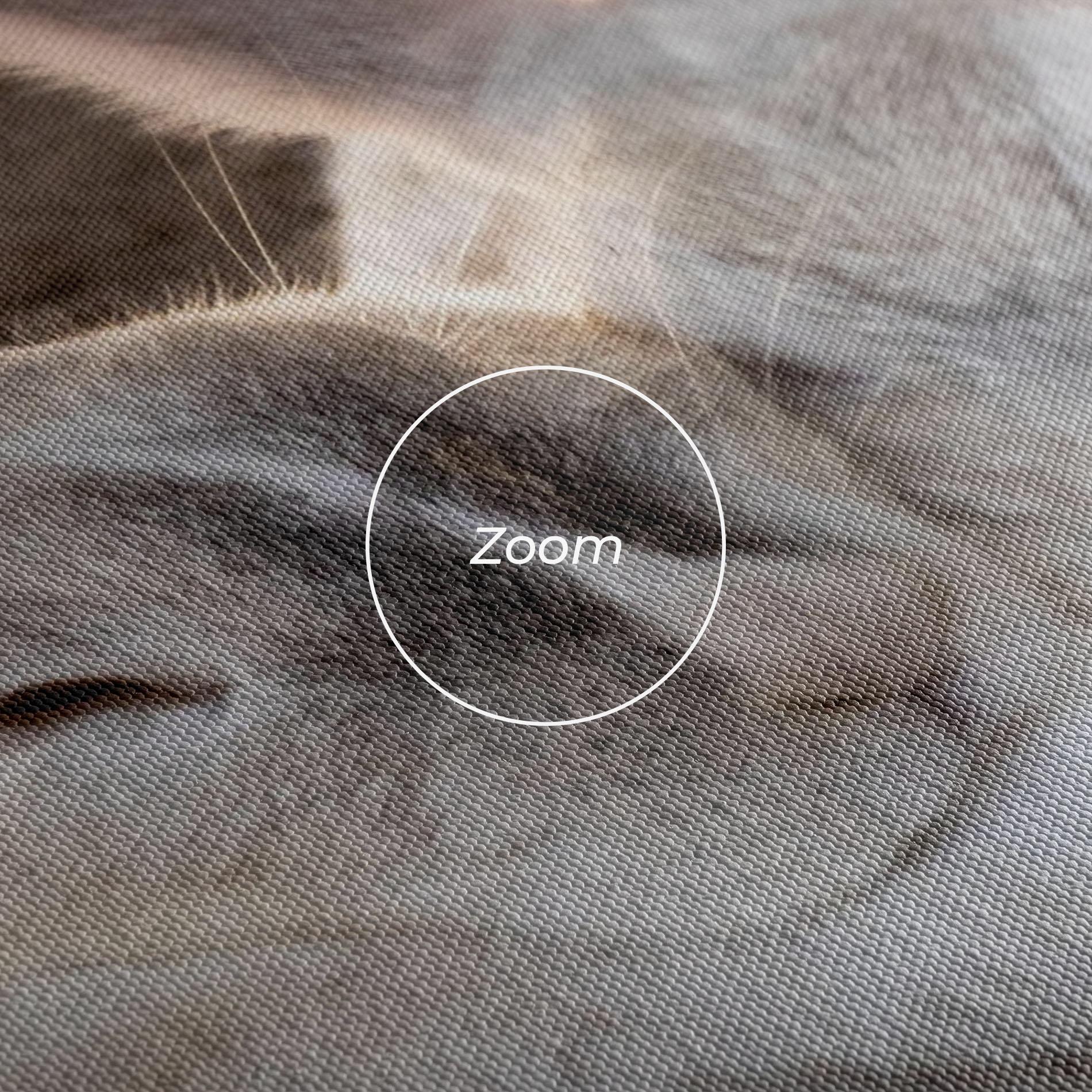 Vászonkép Light Grey Bunny Sleeping mockup 3
