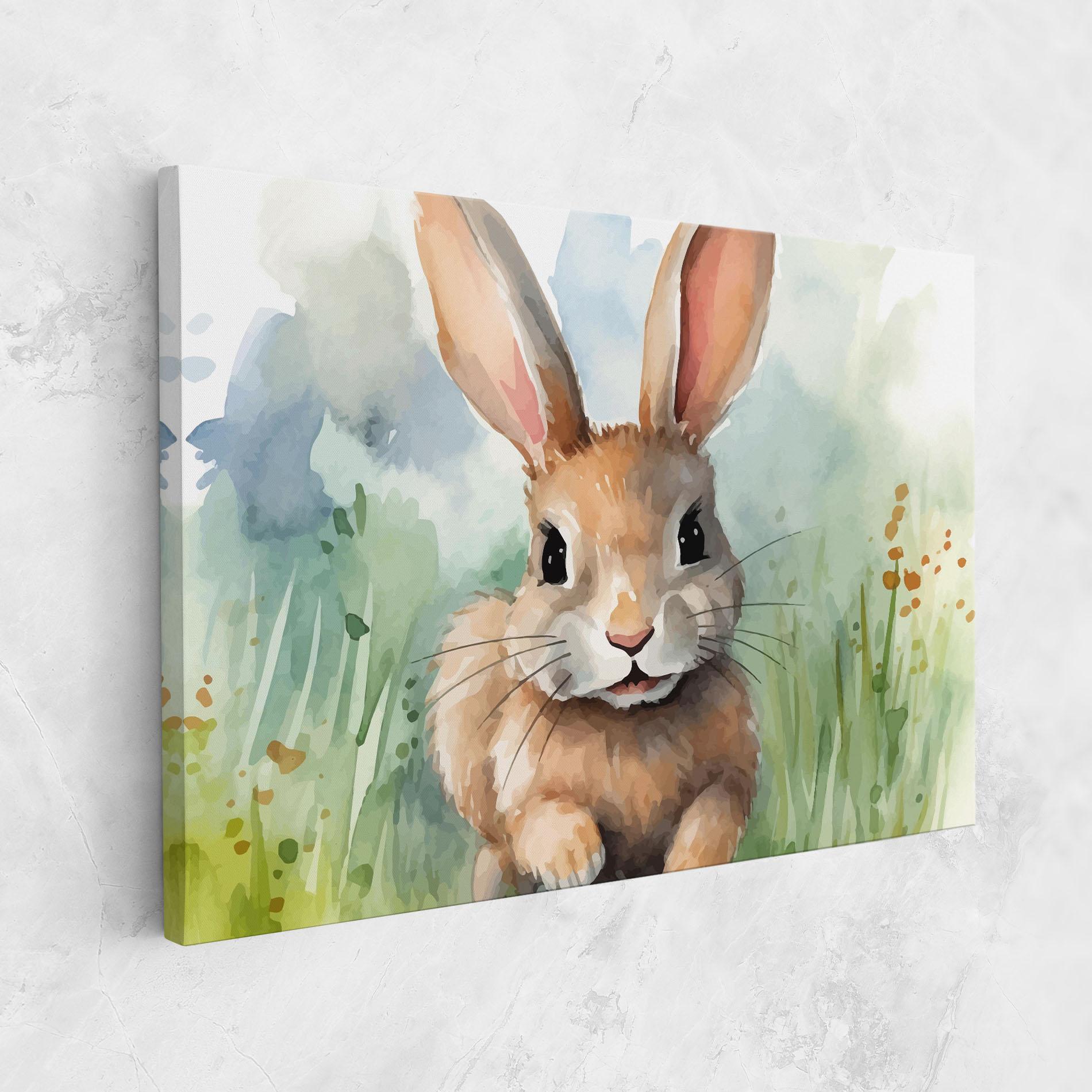 Vászonkép Brown Cream Bunny mockup 1