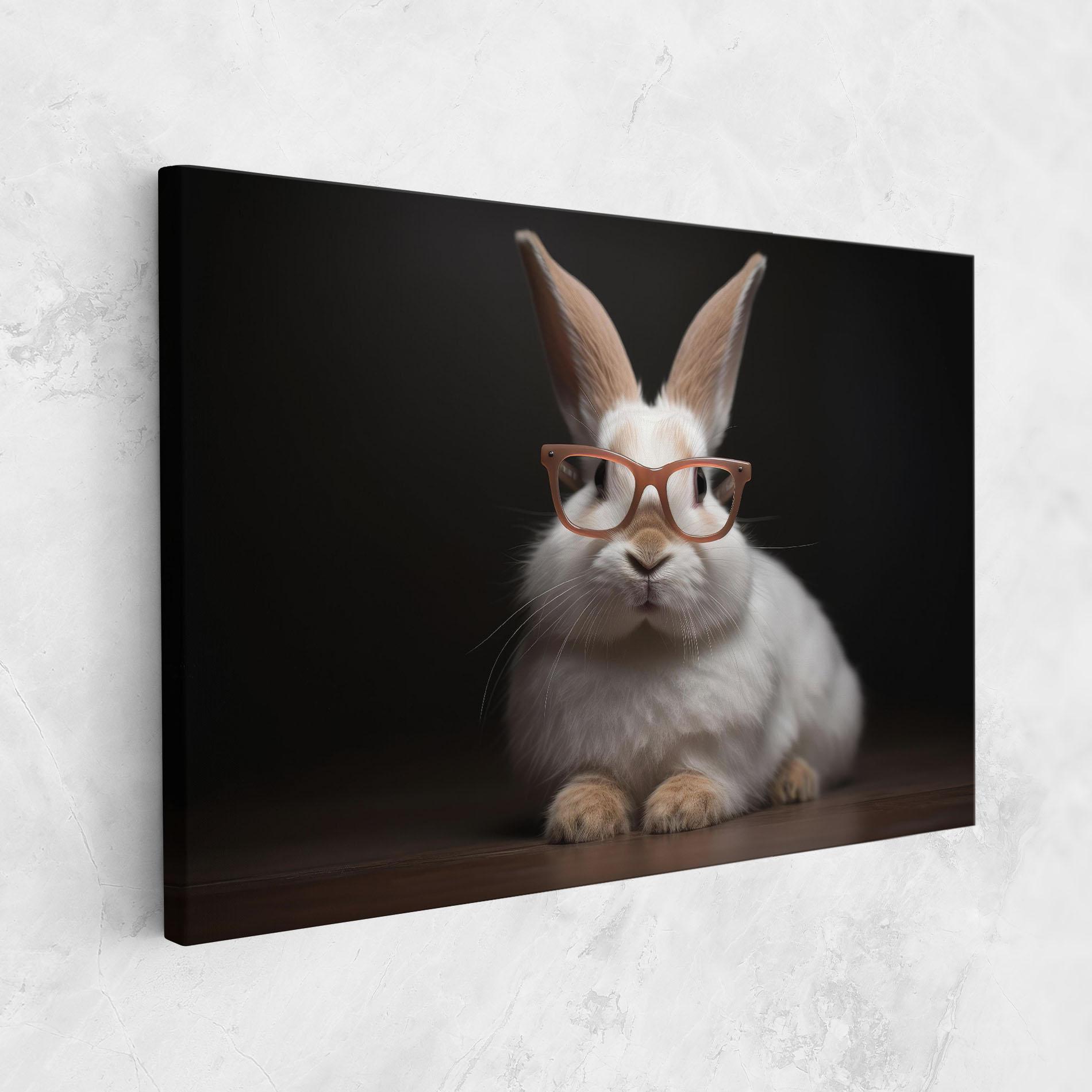 Vászonkép Eyeglasses Bunny mockup 1