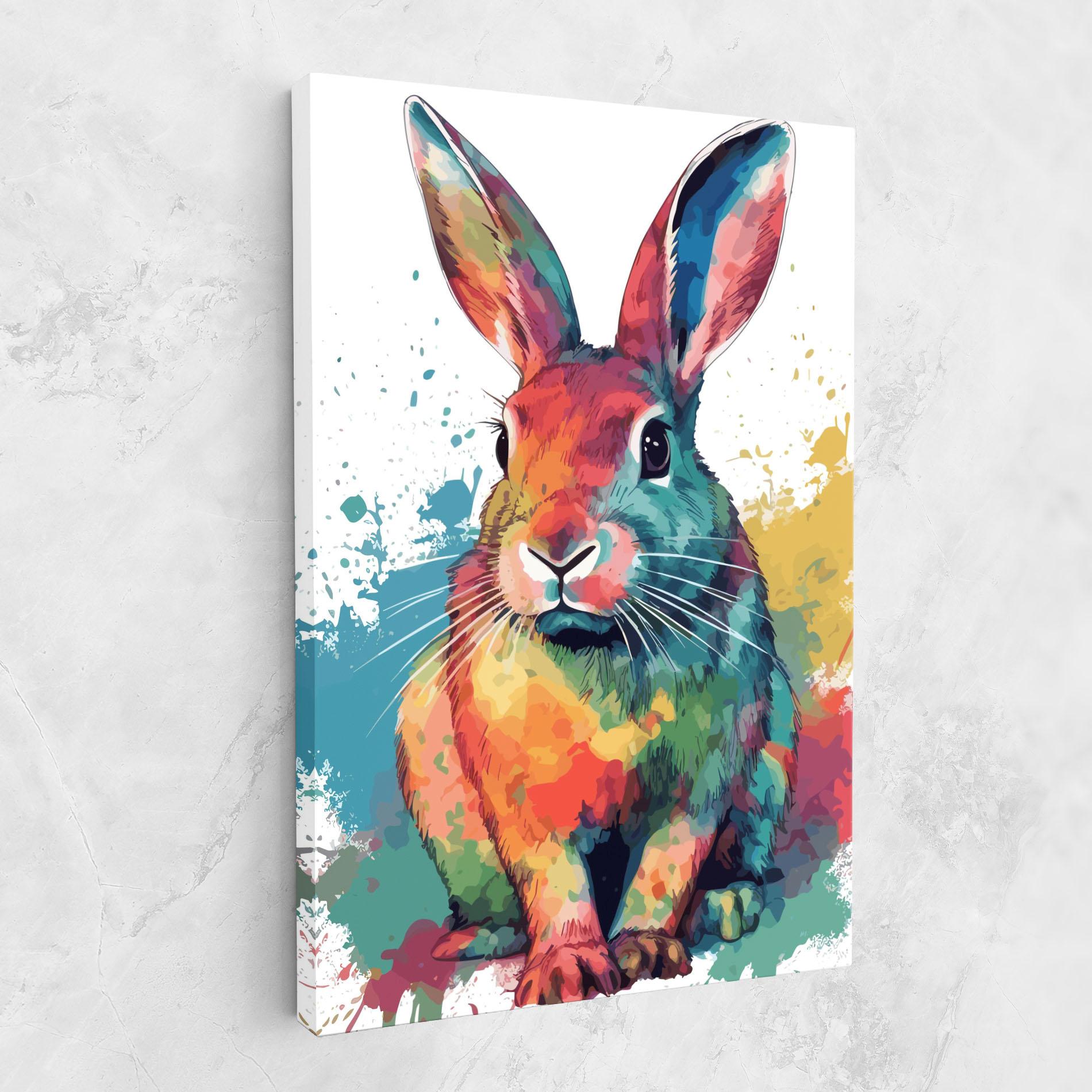 Vászonkép Brush Rabbit mockup 1