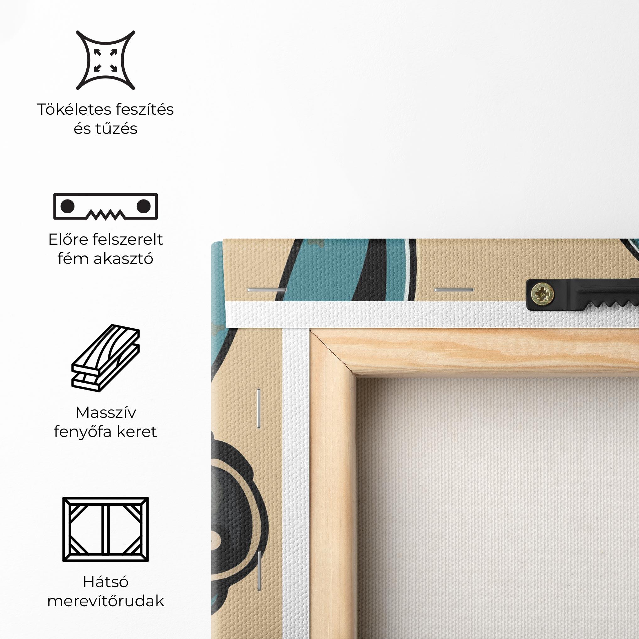 Vászonkép Blue Baby Bunny mockup 5