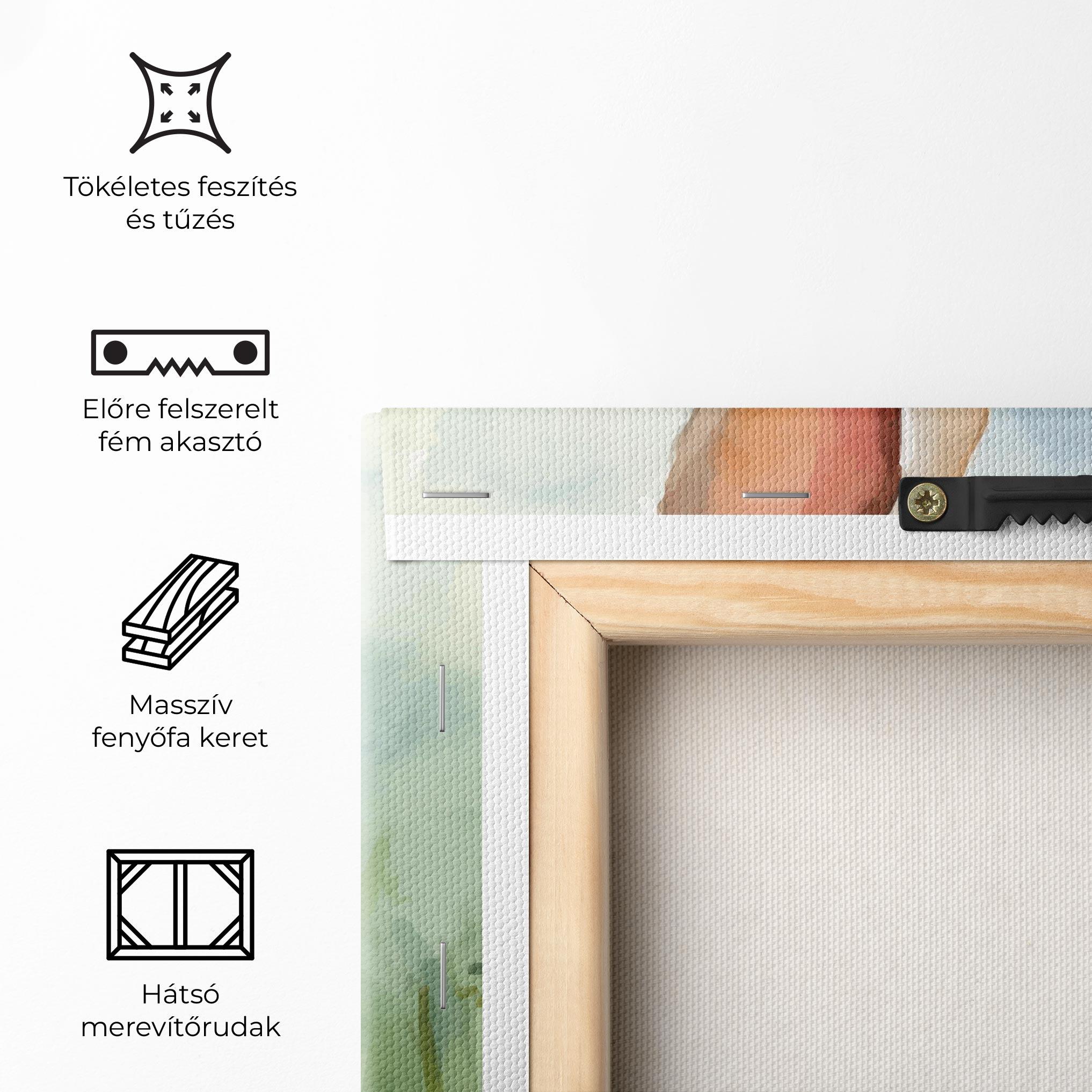 Vászonkép Brown Cream Bunny mockup 5