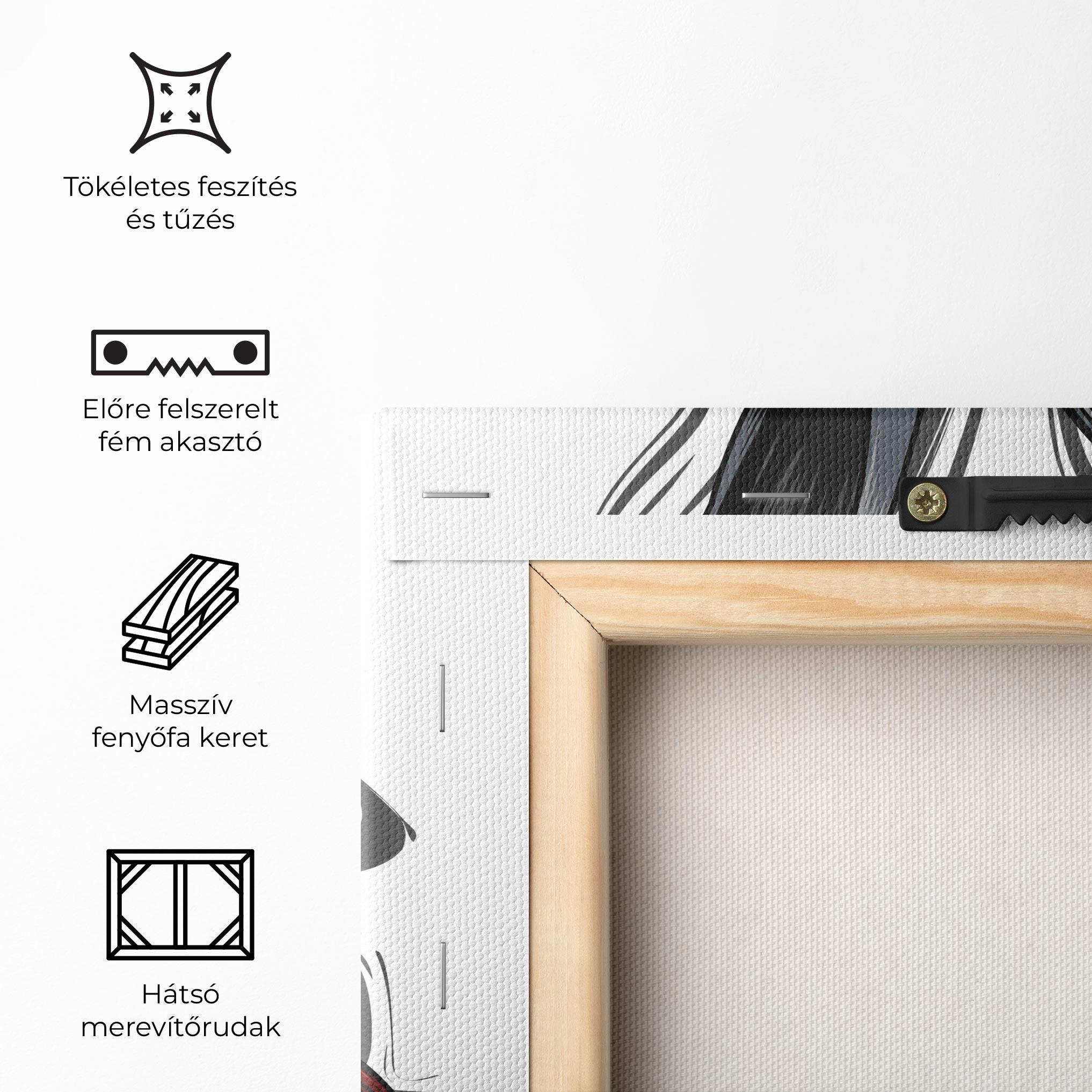 Vászonkép Cyborg Red Bunny mockup 5