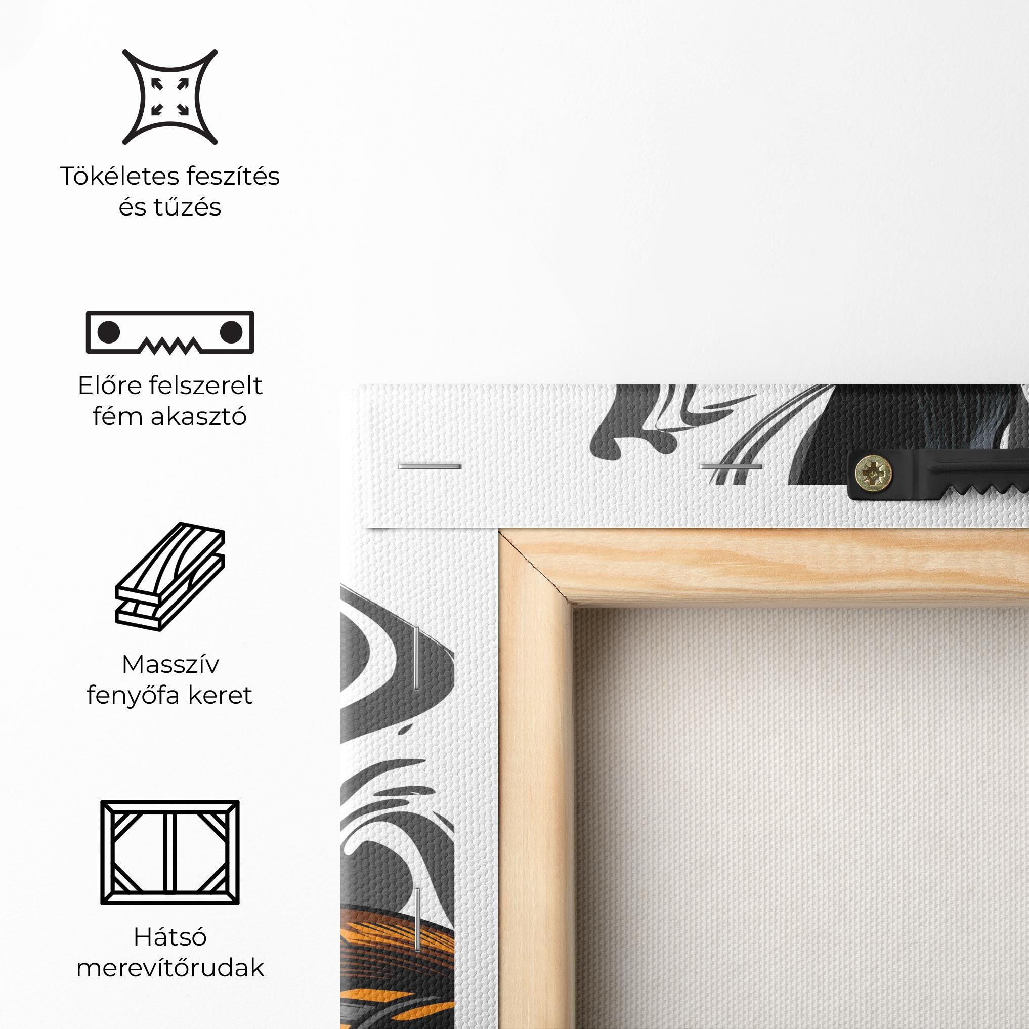 Vászonkép Cyborg Yellow Bunny mockup 5