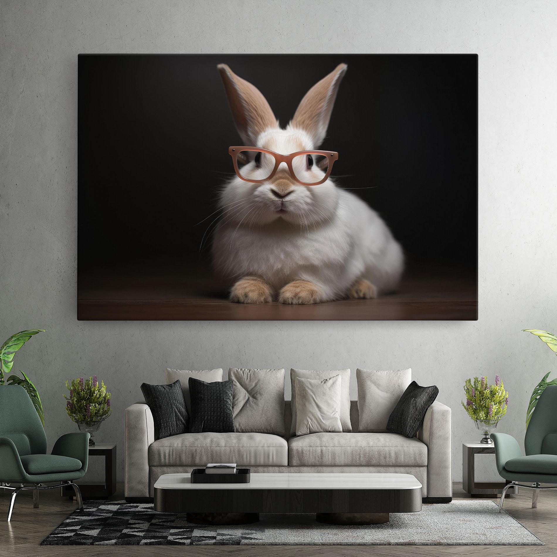 Vászonkép Eyeglasses Bunny mockup 7