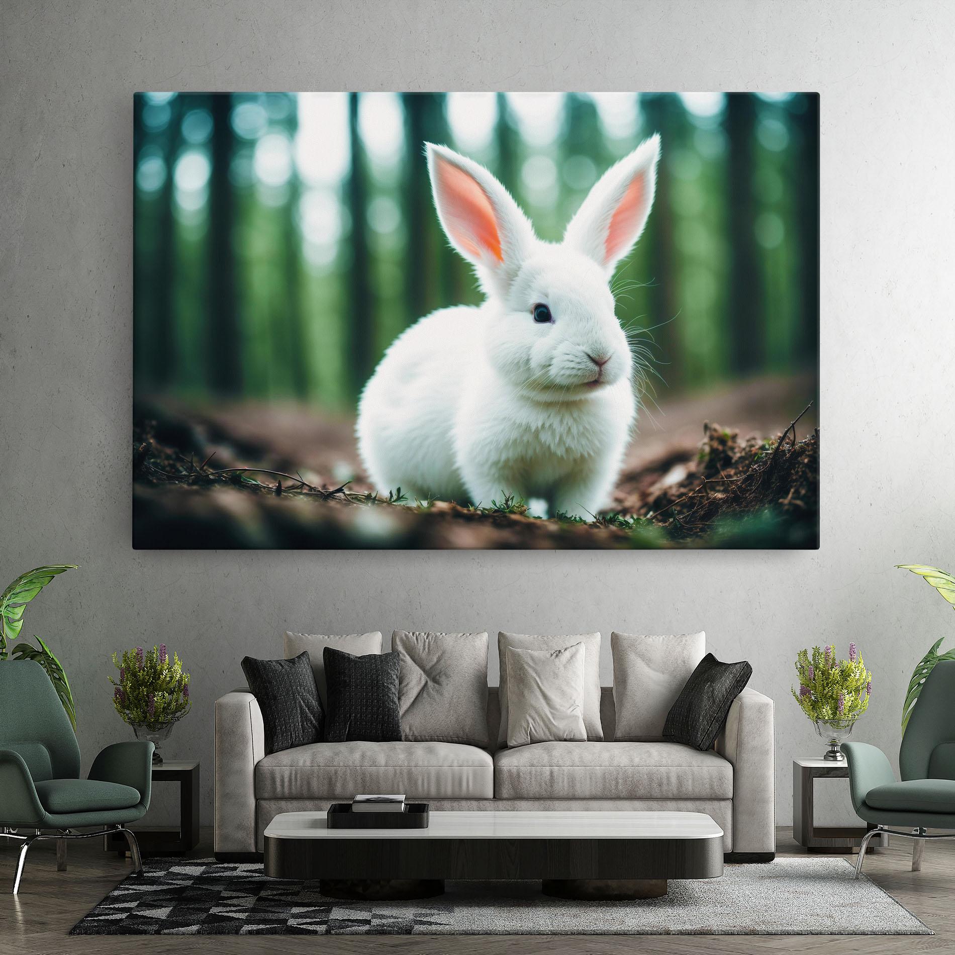 Vászonkép Forest Bunny mockup 7