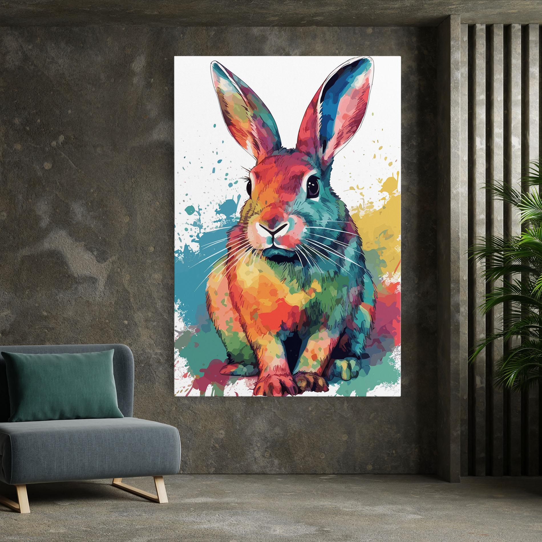 Vászonkép Brush Rabbit mockup 7