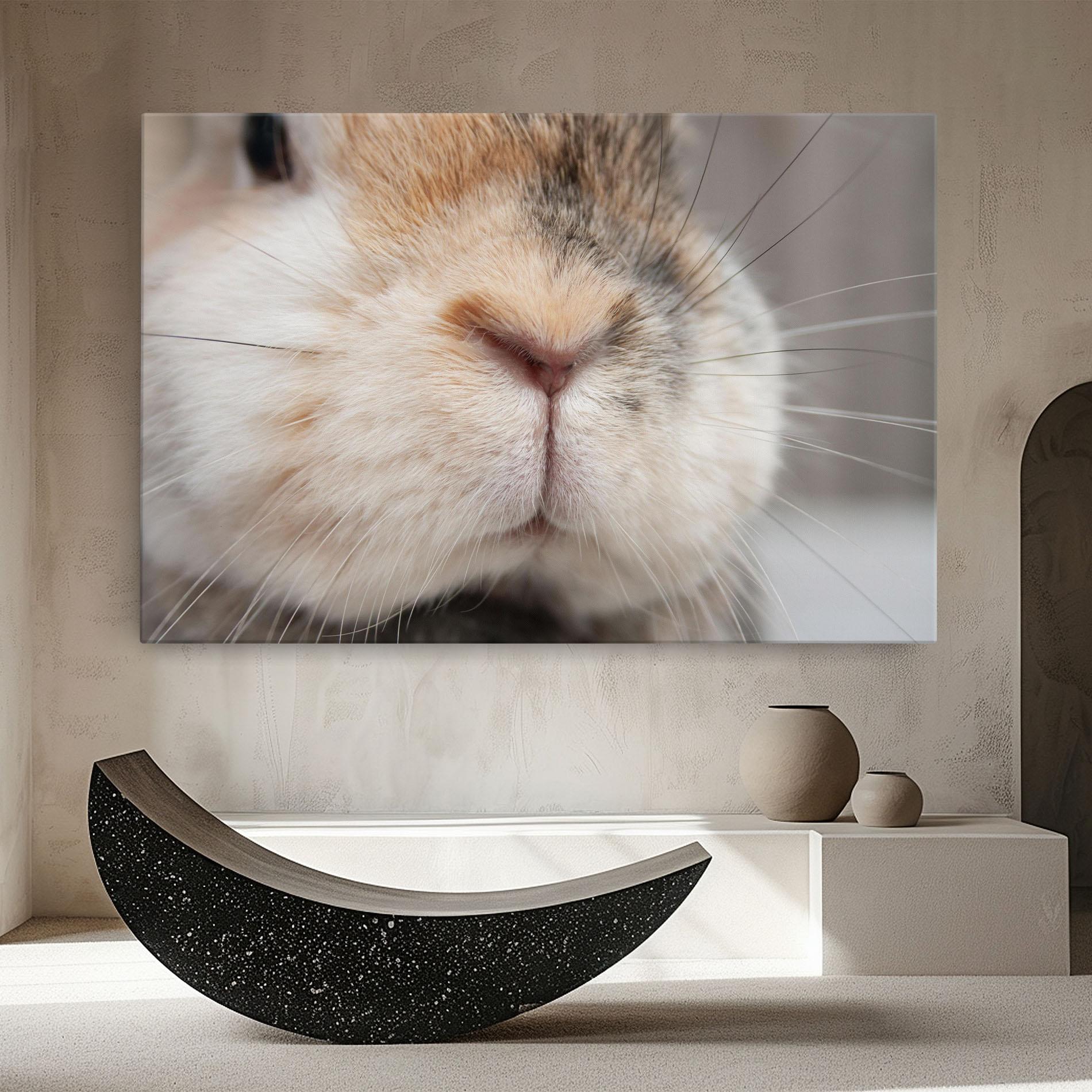 Vászonkép Close Up Bunny mockup 8