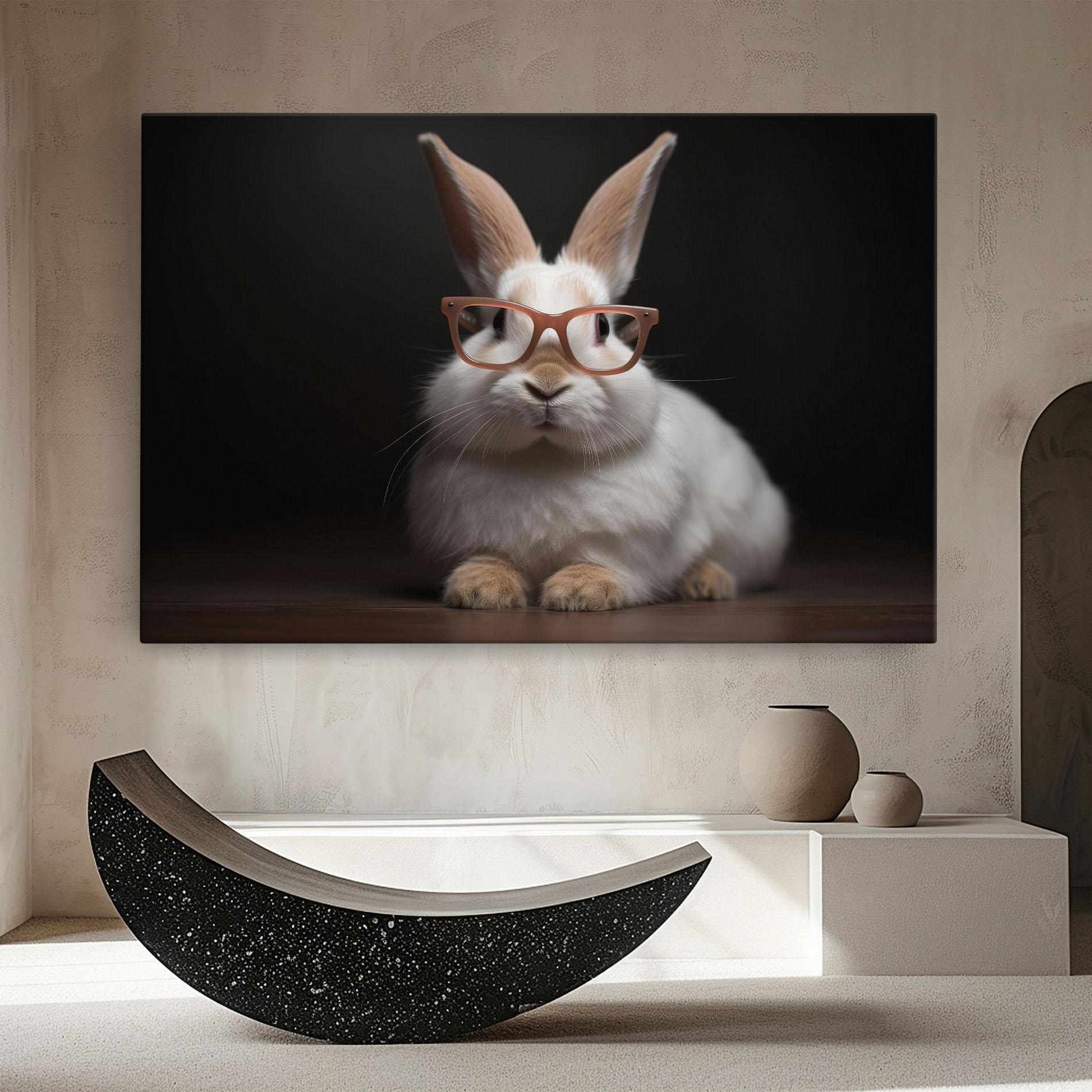 Vászonkép Eyeglasses Bunny mockup 8