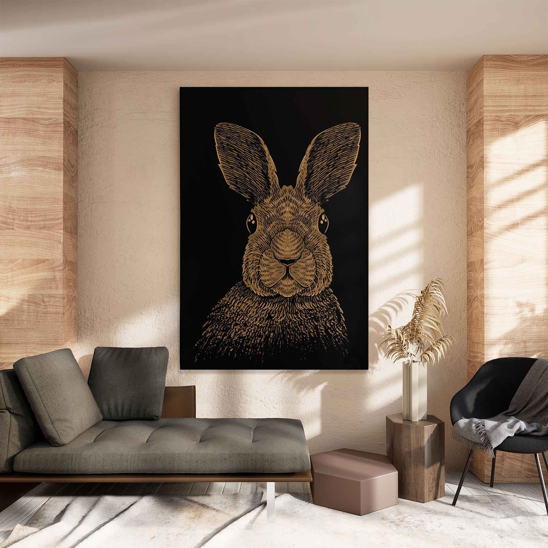 Vászonkép Brown Bunny mockup 8
