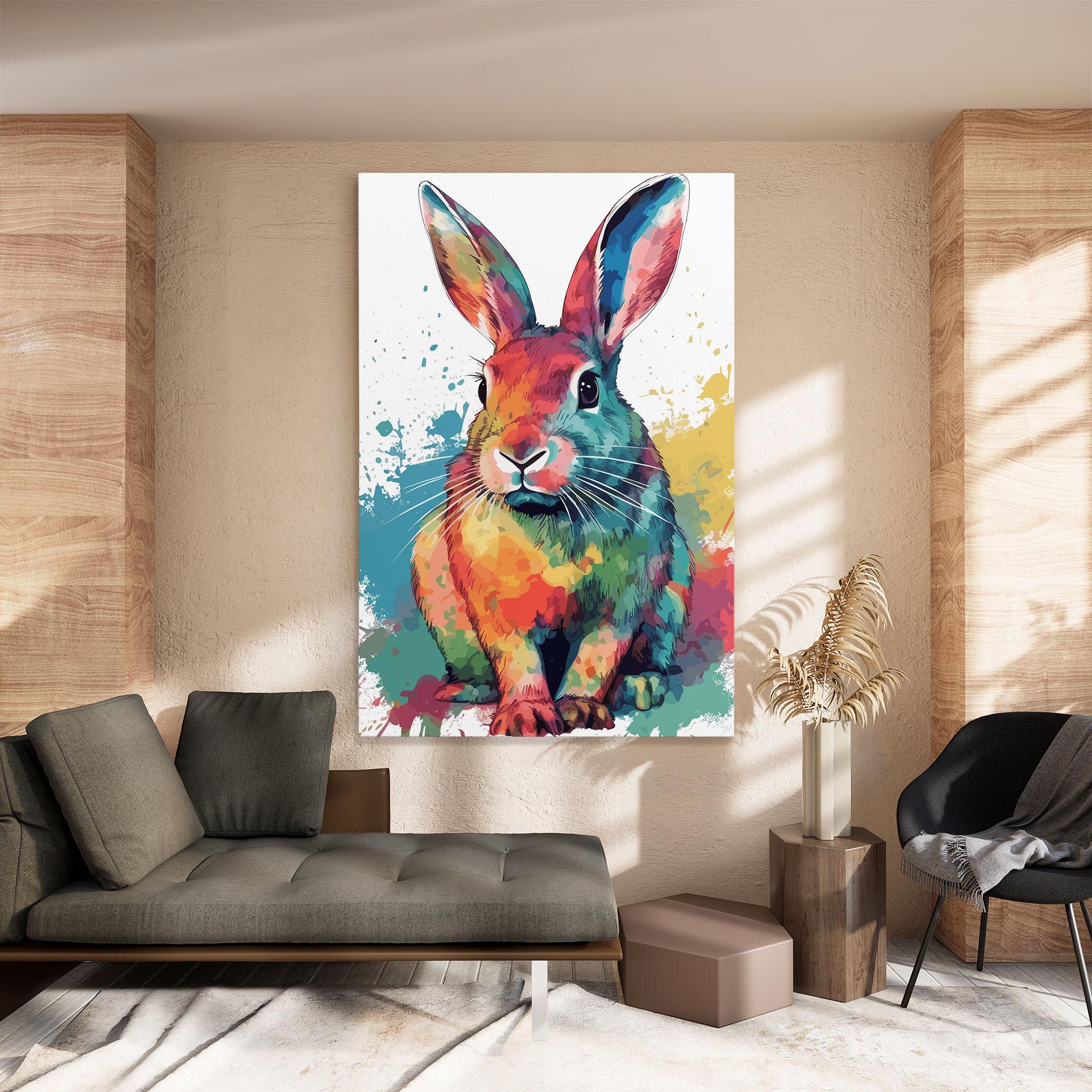 Vászonkép Brush Rabbit mockup 8