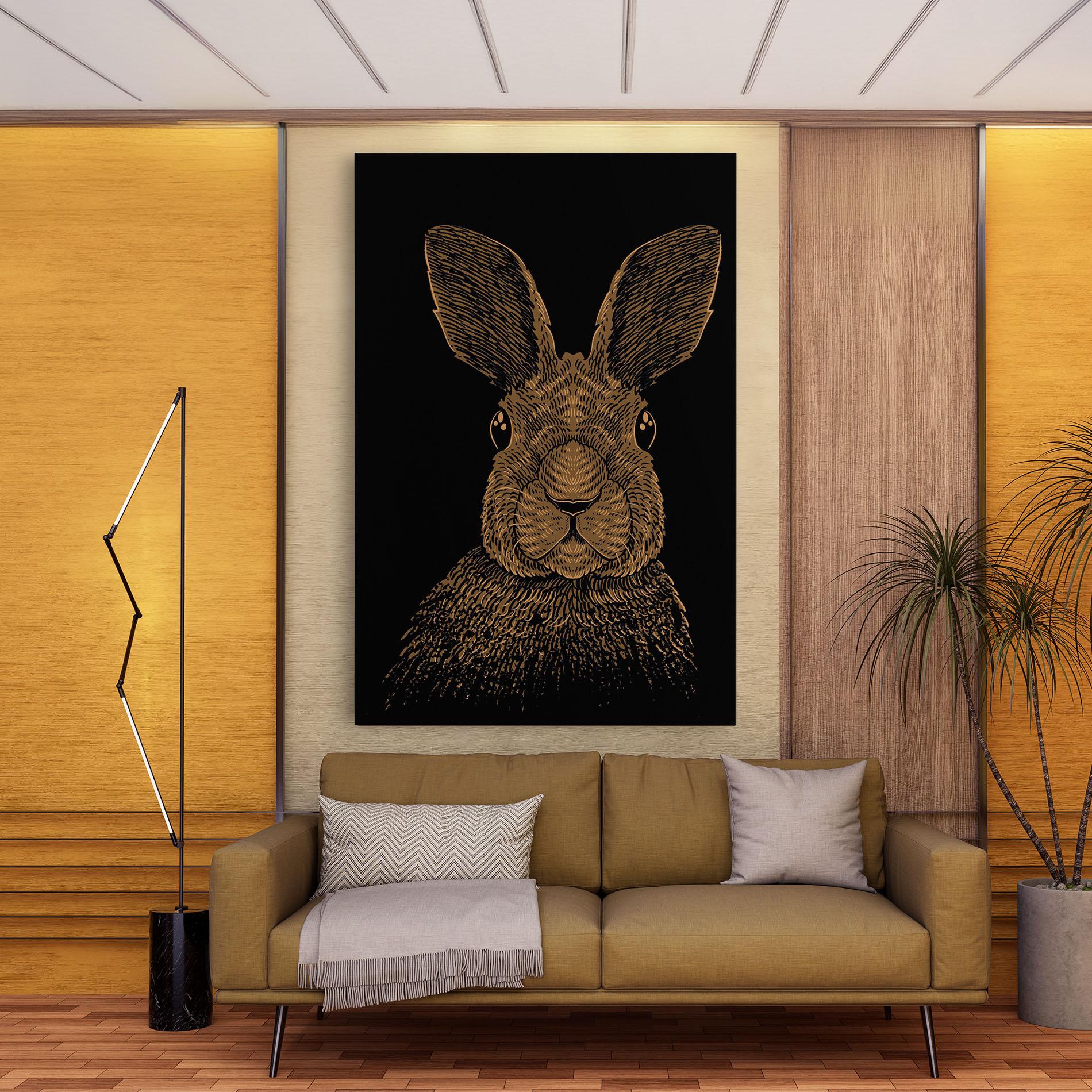 Vászonkép Brown Bunny mockup 9