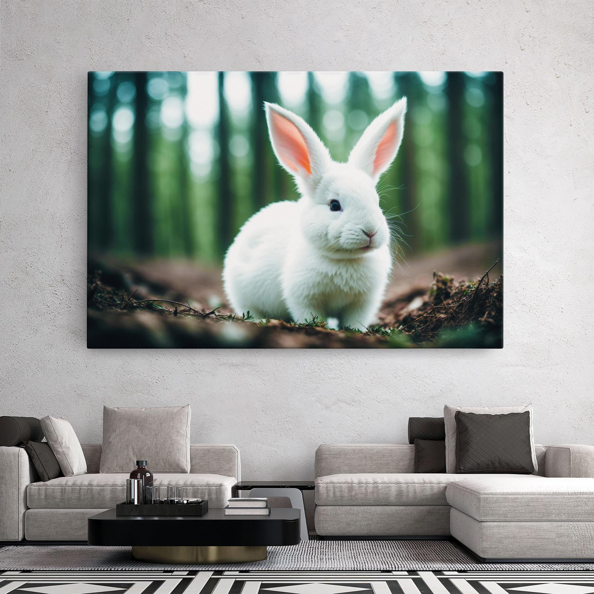 Vászonkép Forest Bunny mockup 2