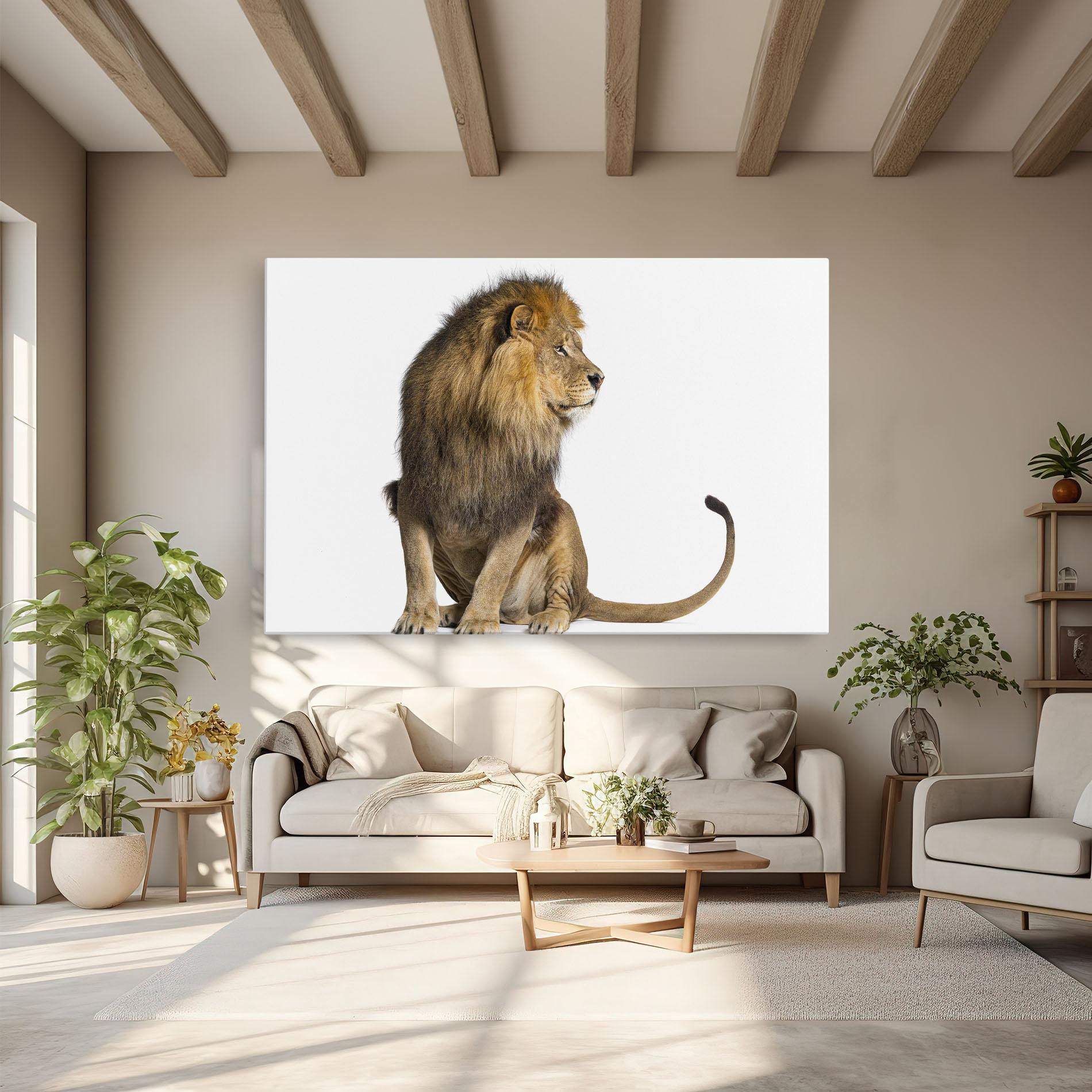 Vászonkép Big Lion mockup 6