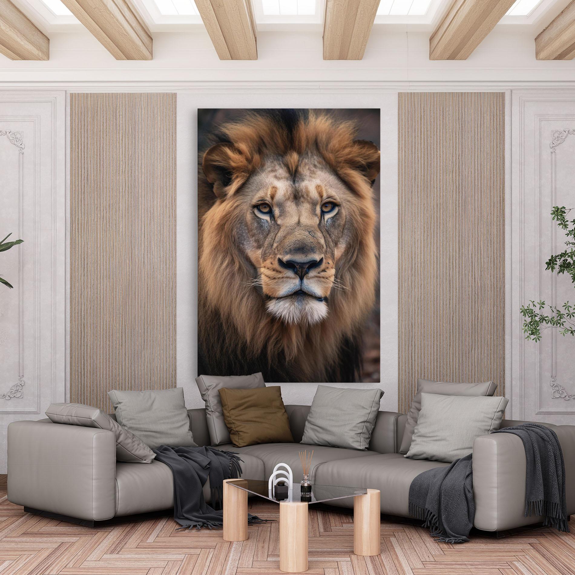 Vászonkép Wild Lion View mockup 6